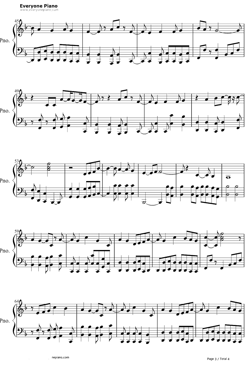 ハヤテのごとく!钢琴谱-KOTOKO-旋风管家!OP13