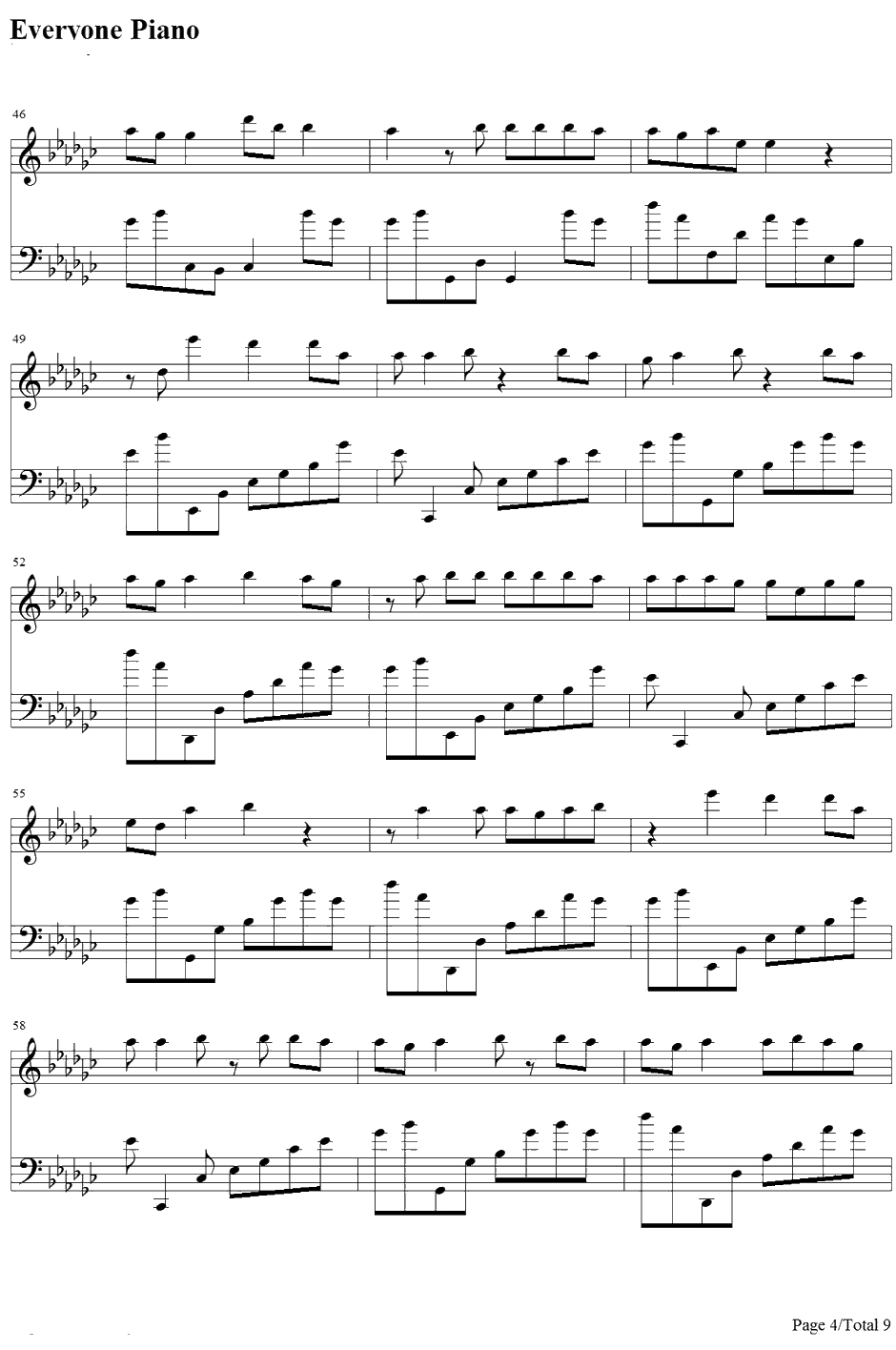 Burnin' It Down钢琴谱-JasonAldean4