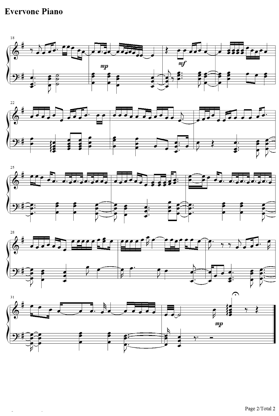 Born to Die钢琴谱-LanaDelRey2