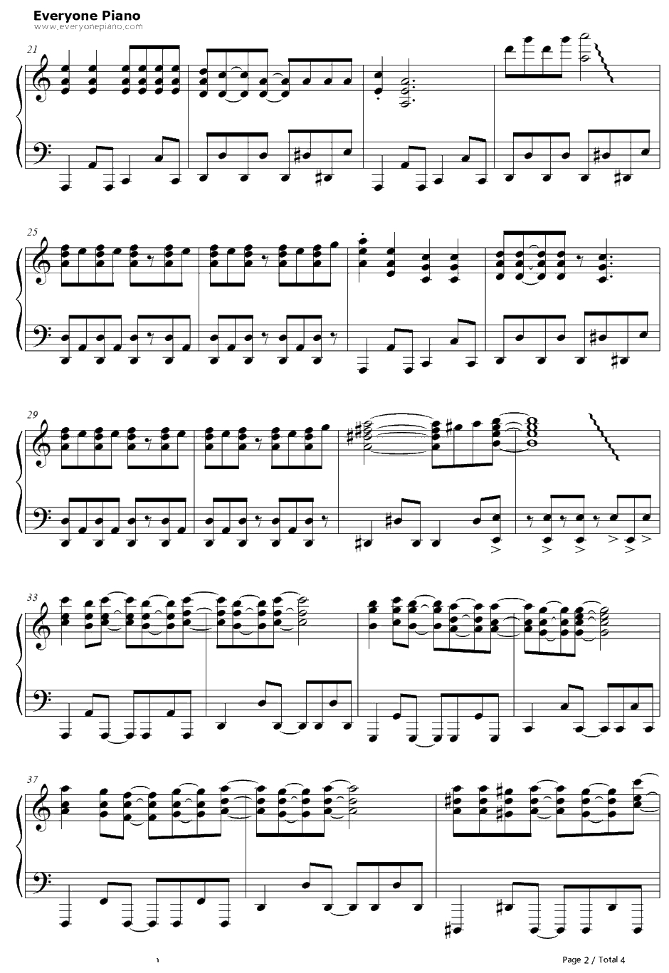 Listen!!钢琴谱-放课後ティータイム放学后茶会-K-ON!!ED12