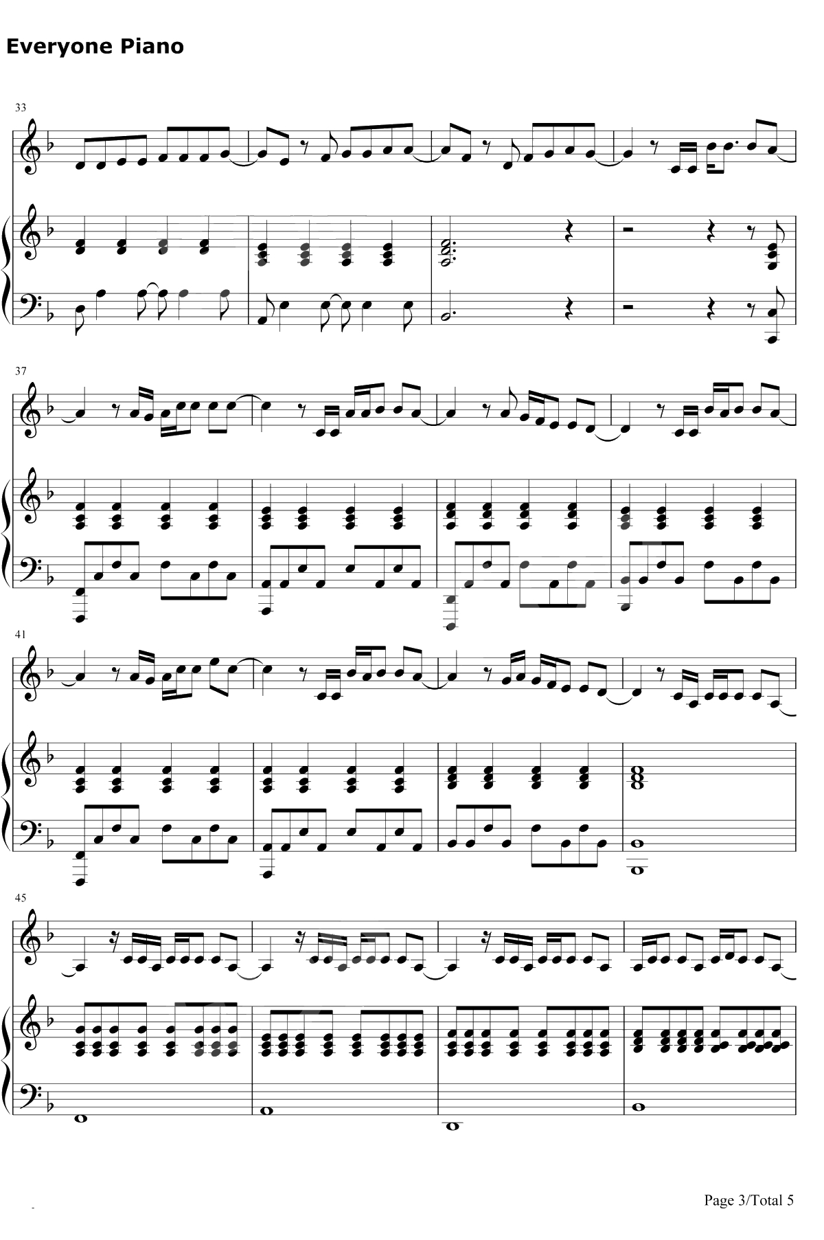 倒数钢琴谱-邓紫棋3