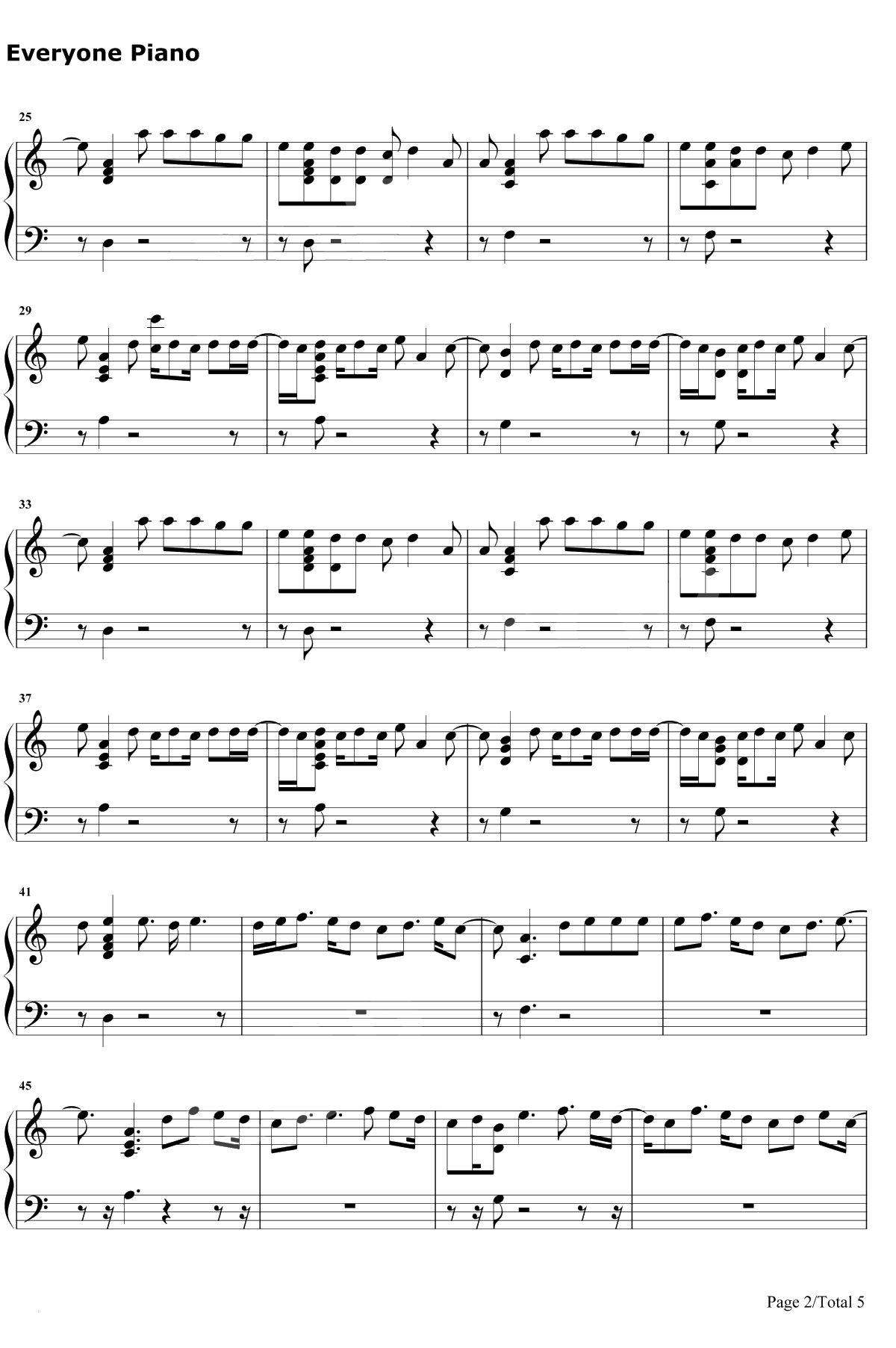 Faking It钢琴谱-Calvin Harris2