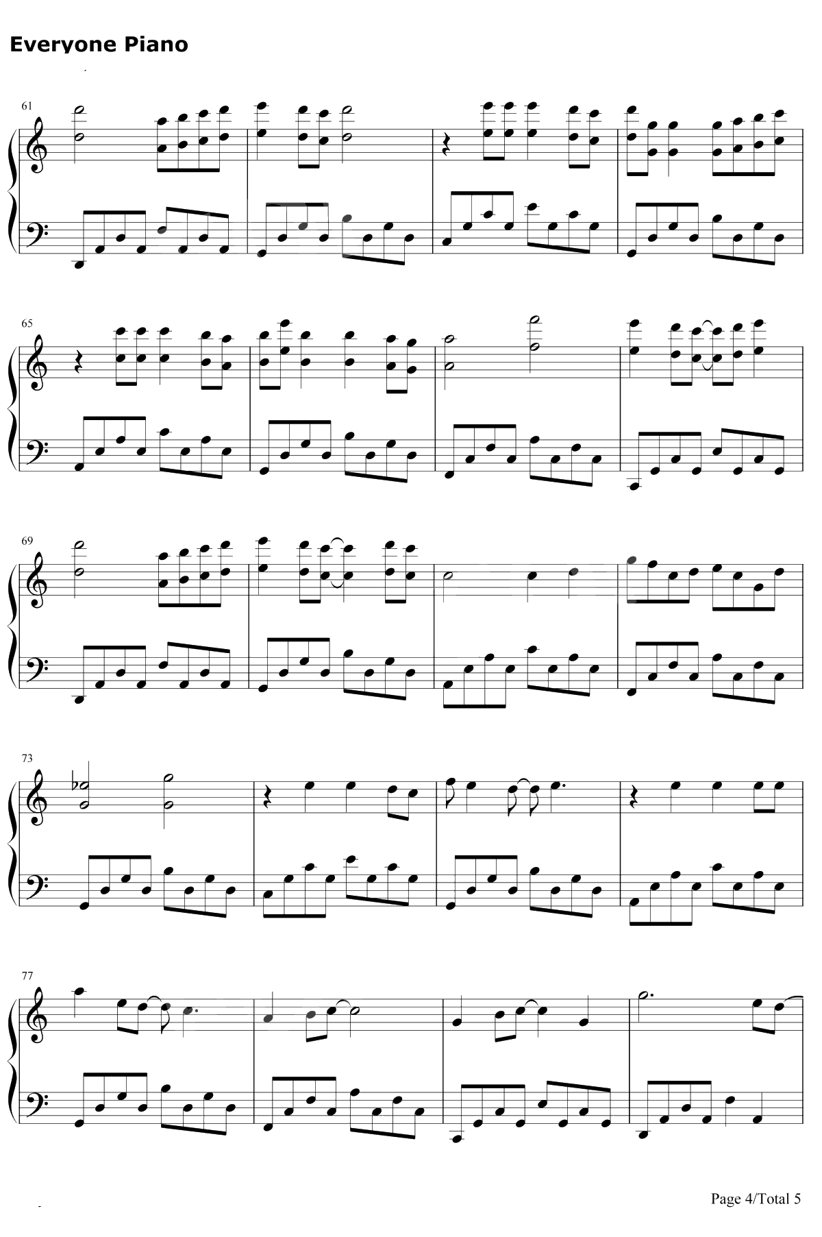 一双手钢琴谱-林奕匡4