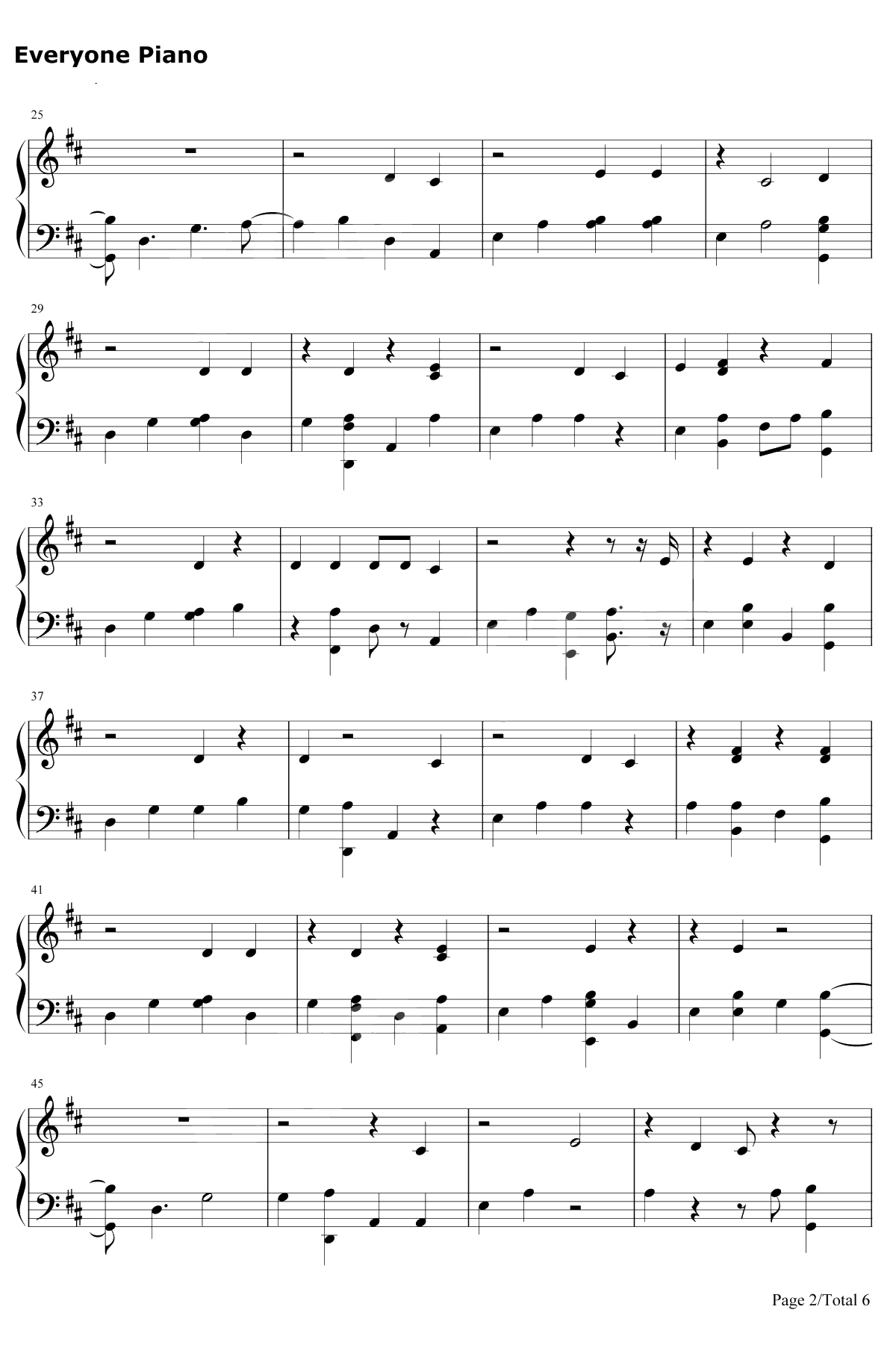 So It Goes…钢琴谱-Taylor Swift2