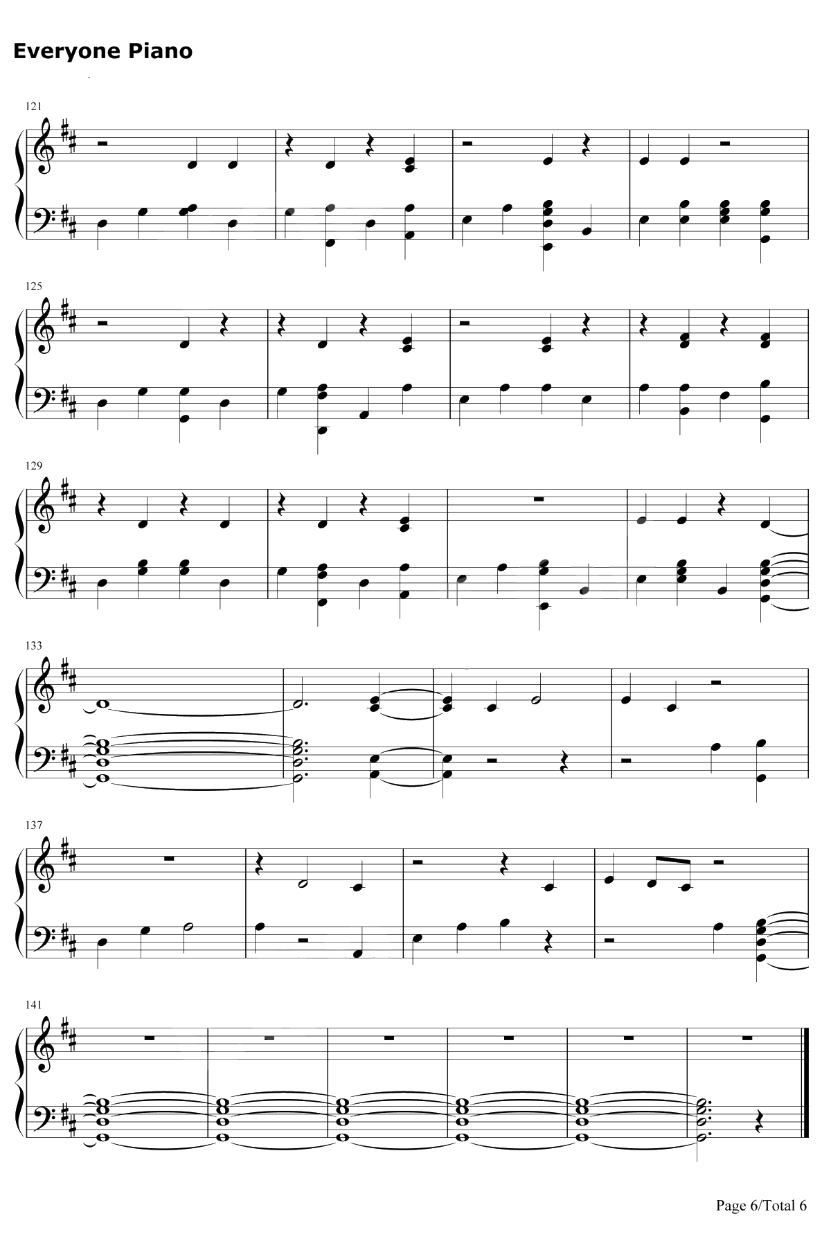 So It Goes…钢琴谱-Taylor Swift6