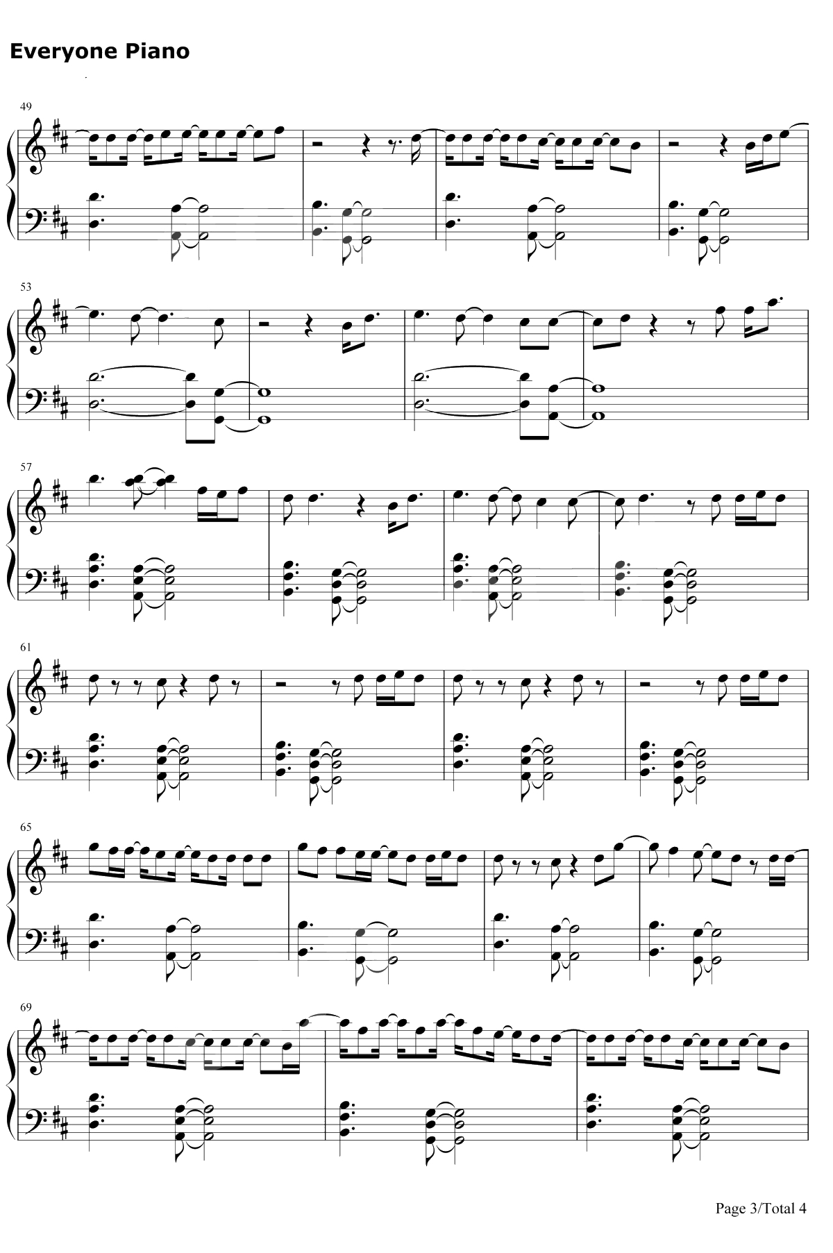 More Than Friends钢琴谱-Jason Mraz / Meghan Trainor3