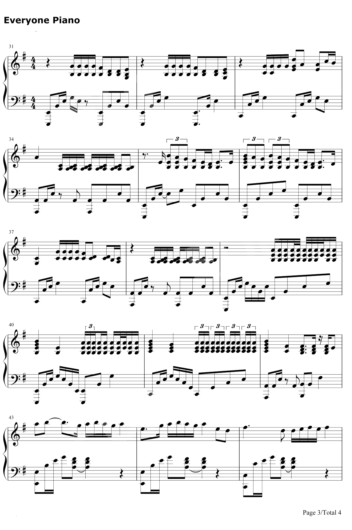 God Is a Woman钢琴谱-Ariana Grande3