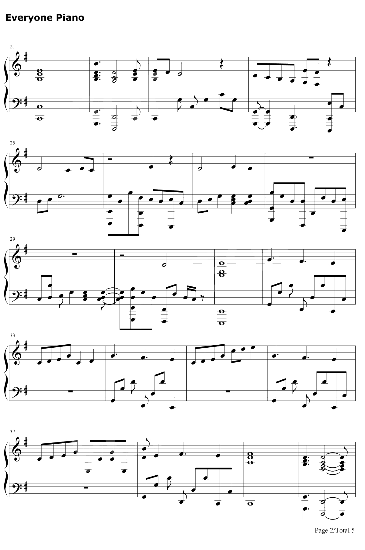 The Middle钢琴谱-Zedd / Maren Morris / Grey2