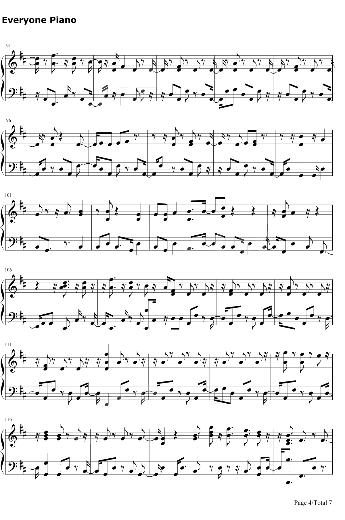 Next to Me钢琴谱-Imagine Dragons4