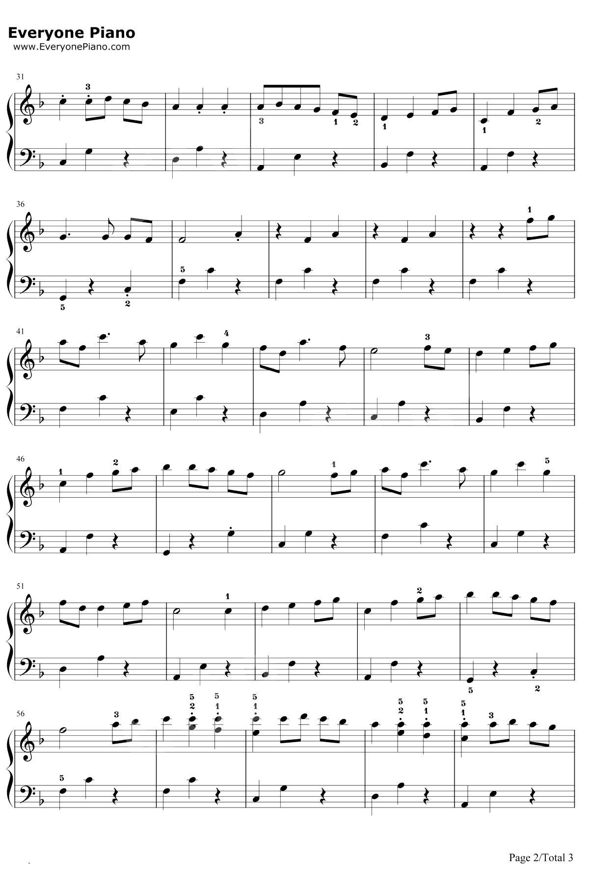 Always With Me 钢琴谱-久石让2