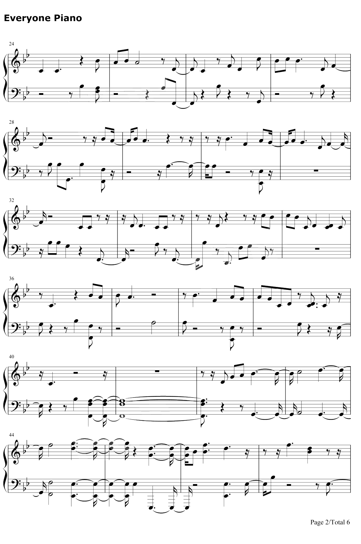 If Our Love Is Wrong钢琴谱-Calum Scott2