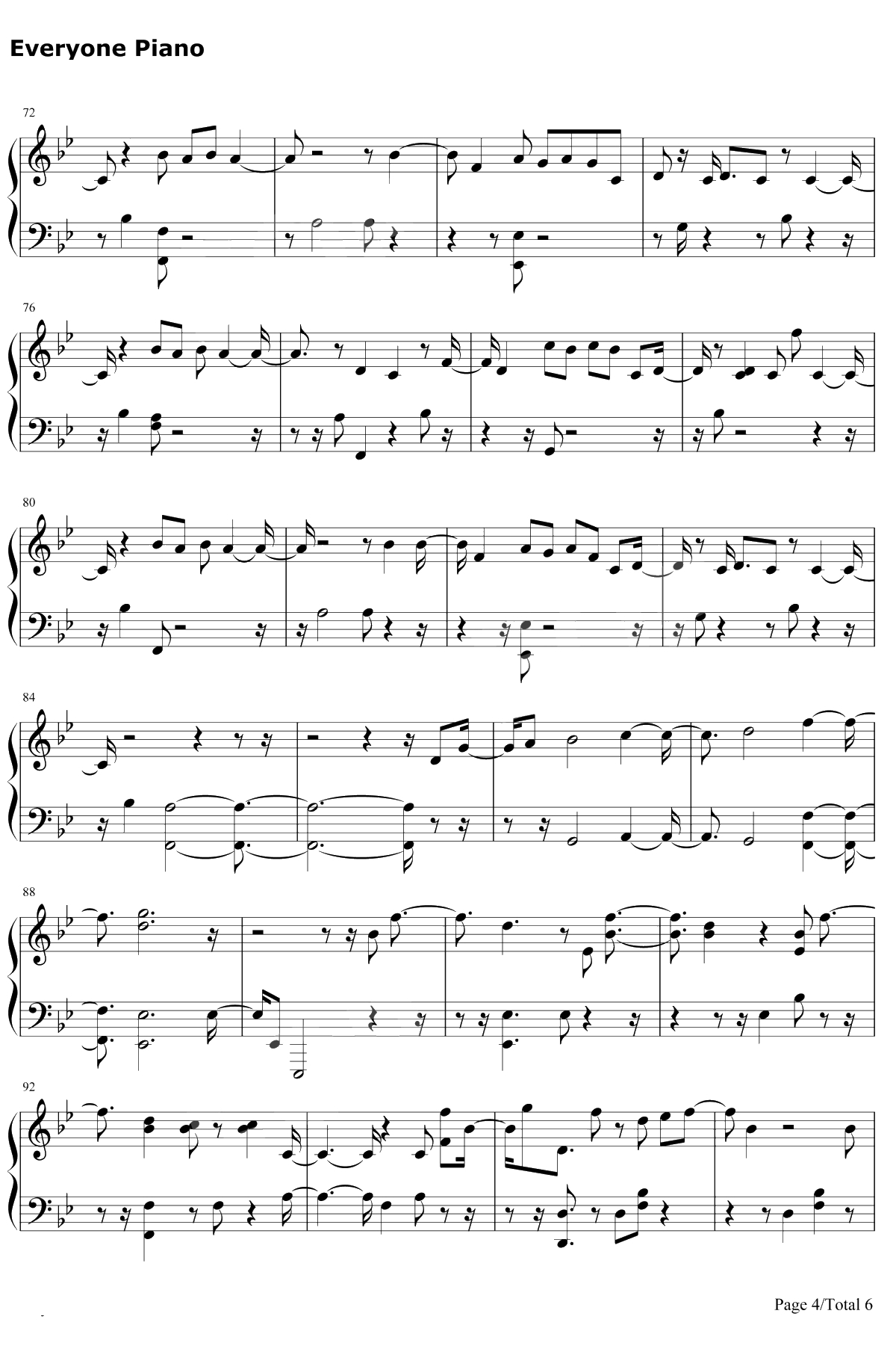 If Our Love Is Wrong钢琴谱-Calum Scott4