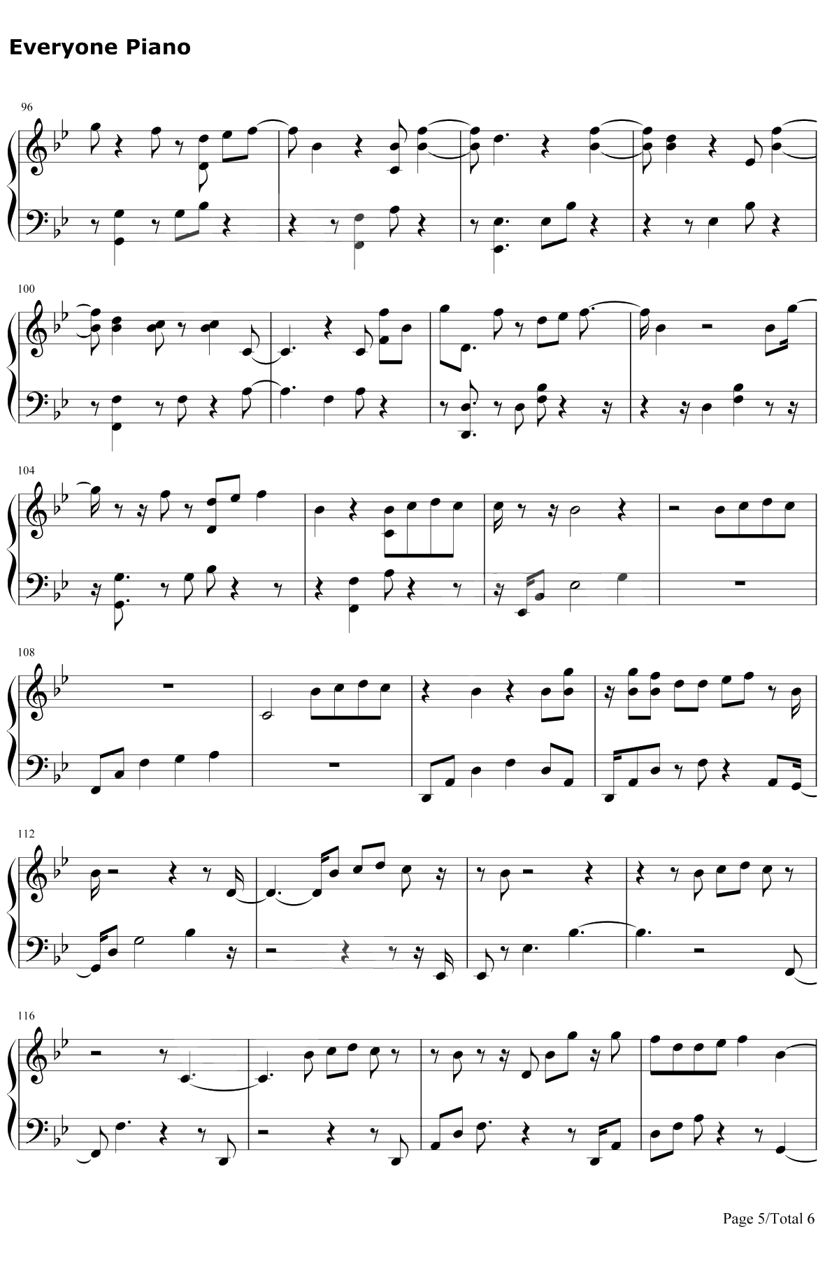 If Our Love Is Wrong钢琴谱-Calum Scott5