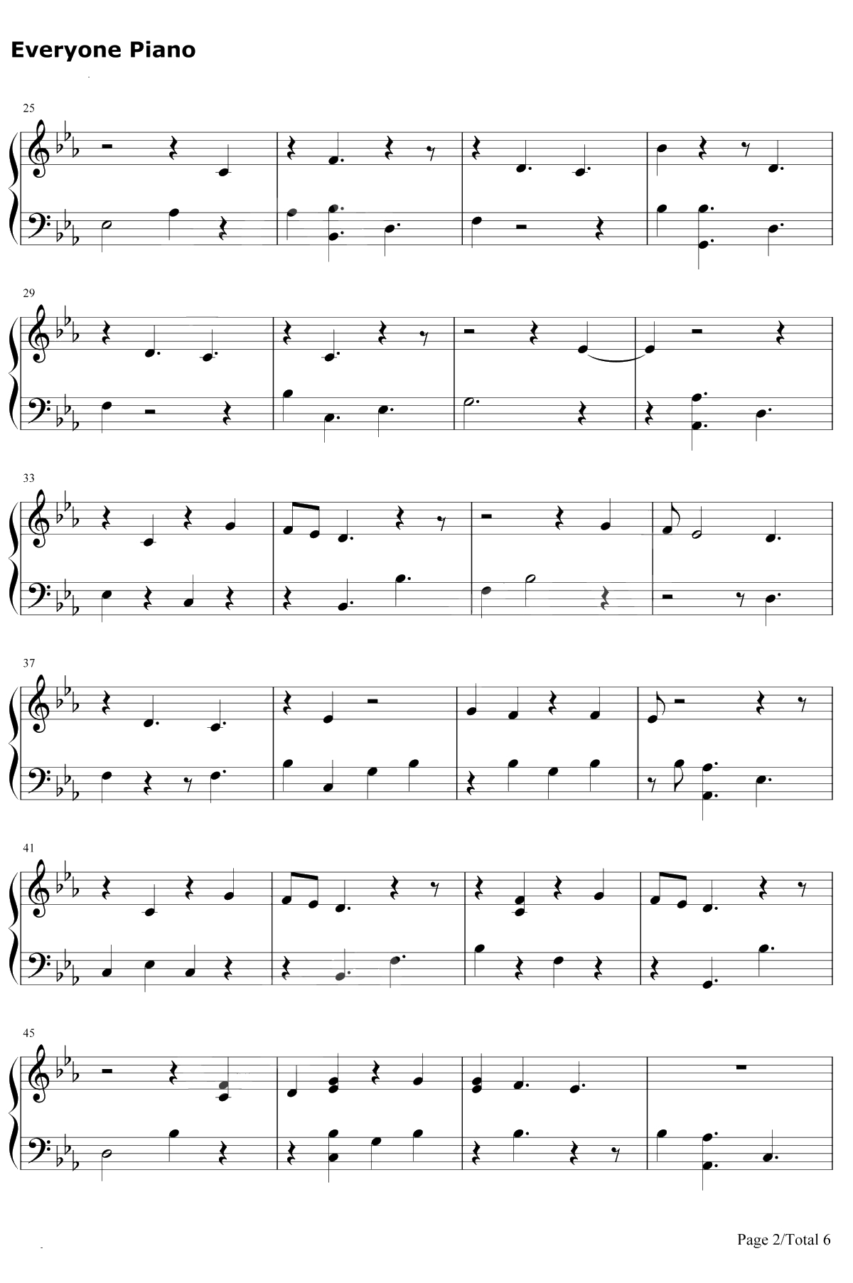 Entertainer钢琴谱-Zayn2