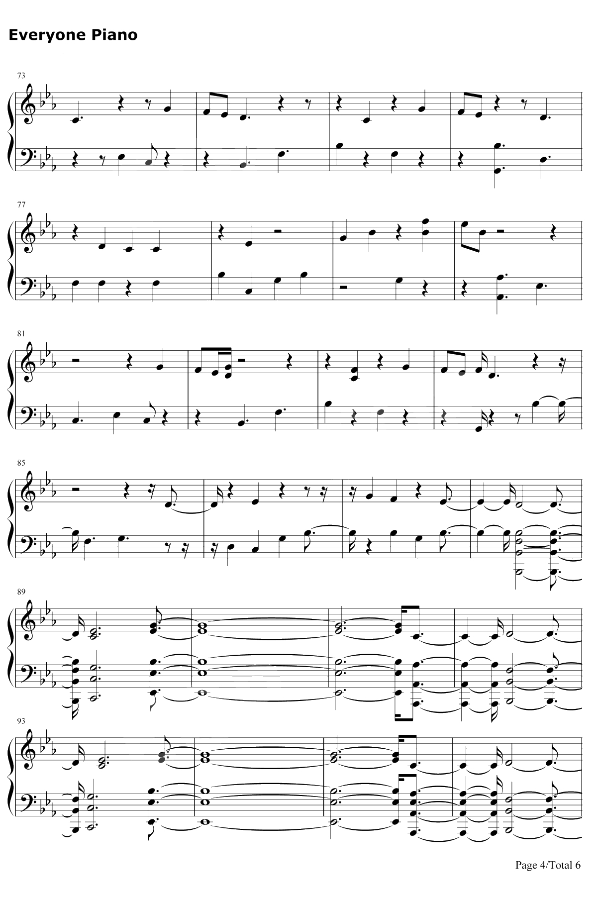 Entertainer钢琴谱-Zayn4