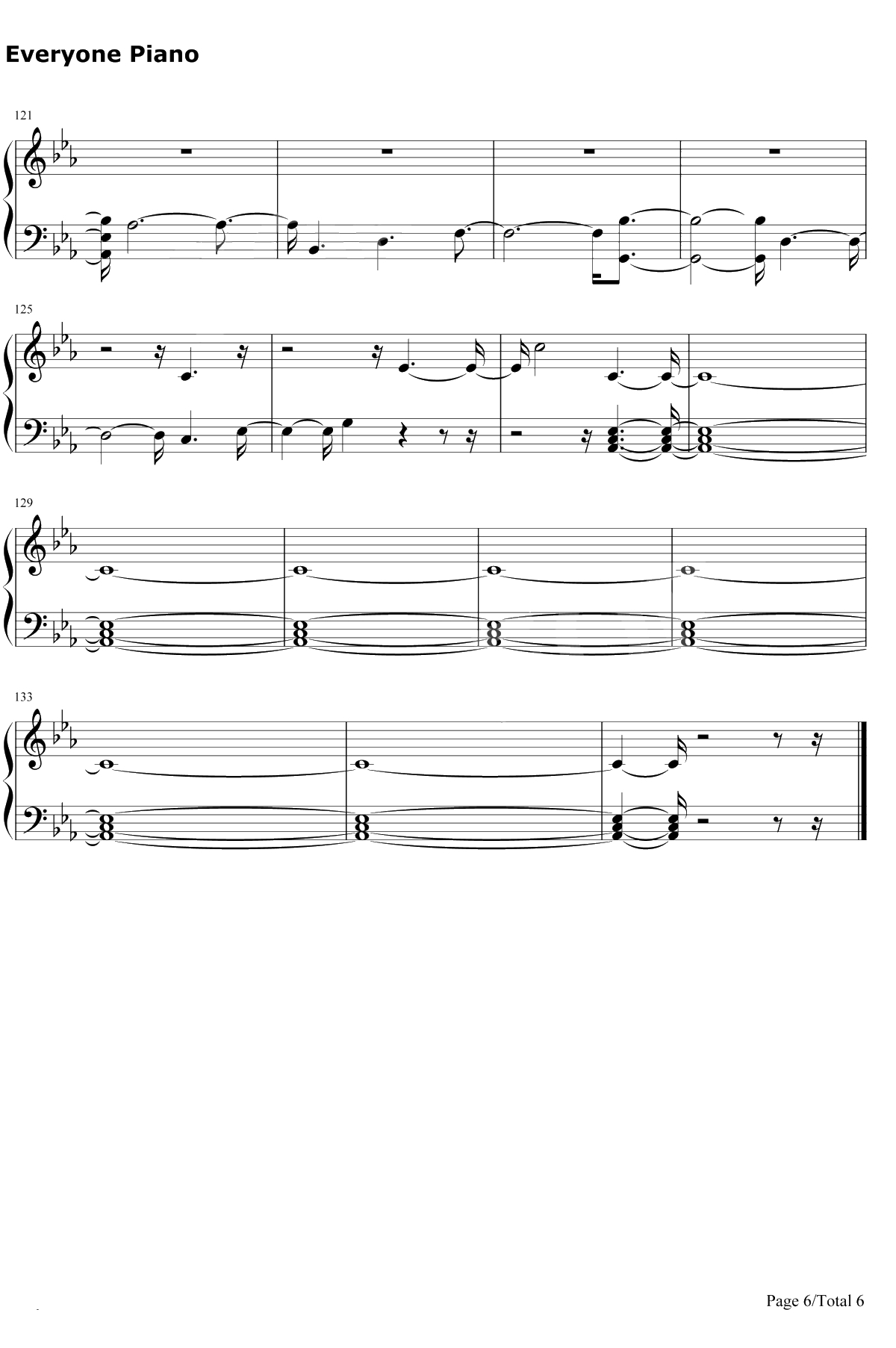 Entertainer钢琴谱-Zayn6