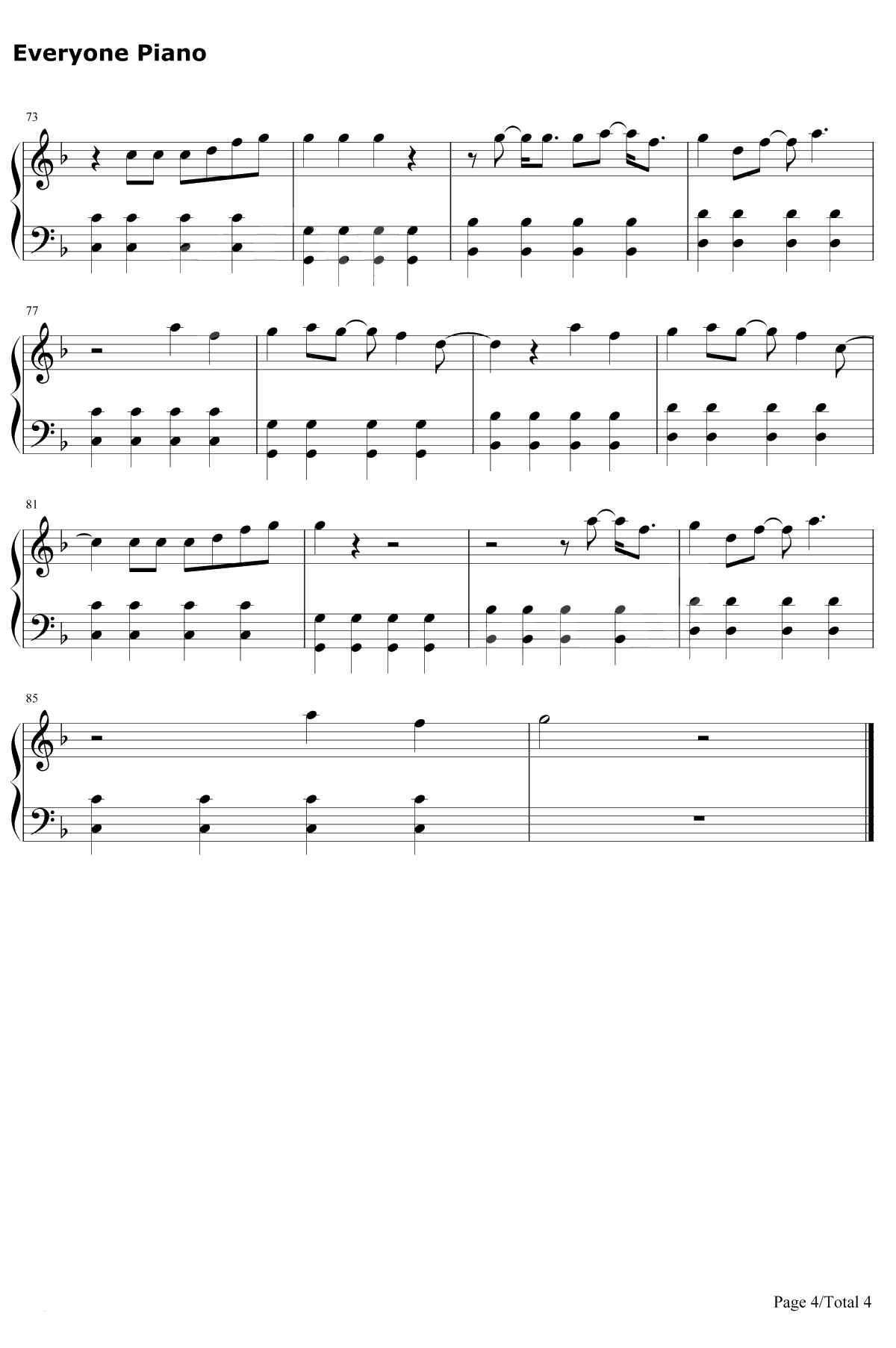 I See Love钢琴谱-Jonas Blue / Joe Jonas4