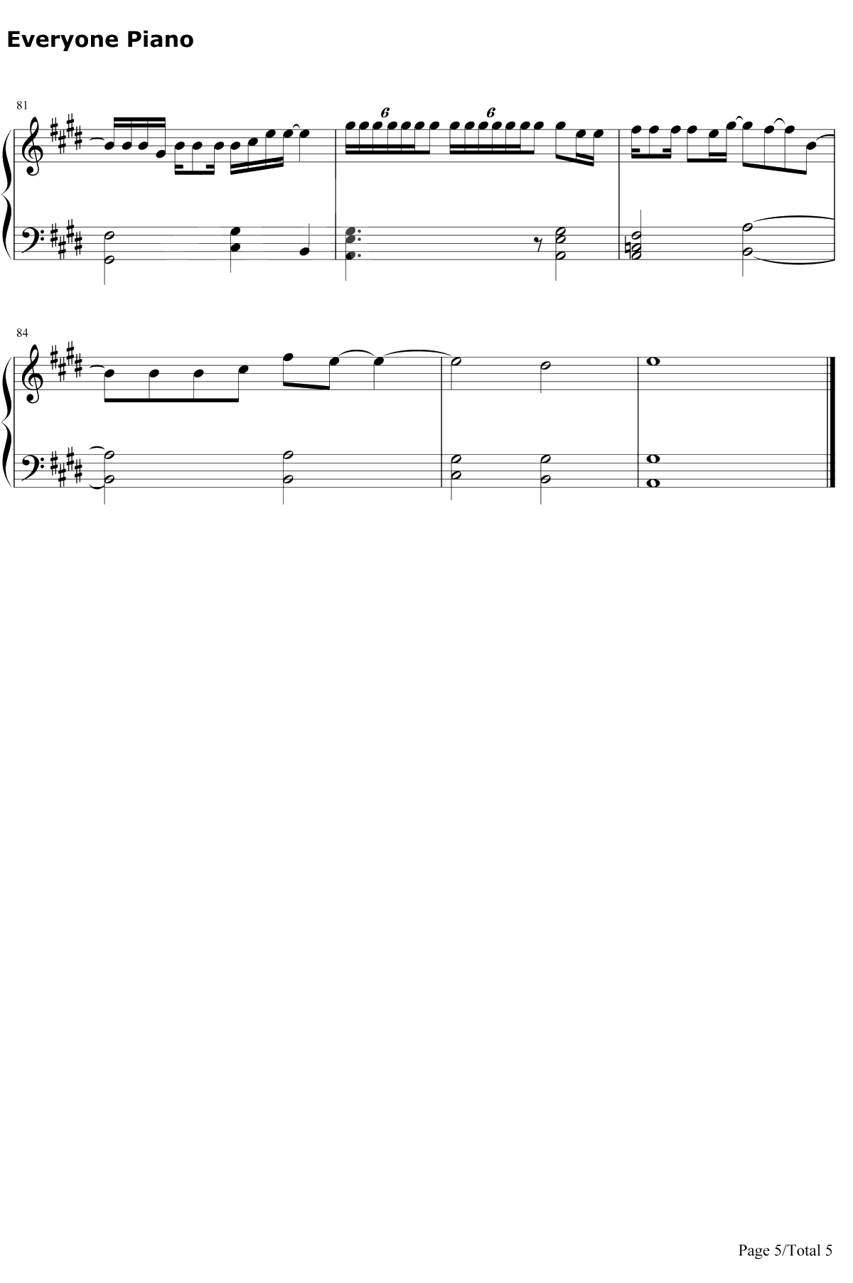 你要的全拿走钢琴谱-胡彦斌5