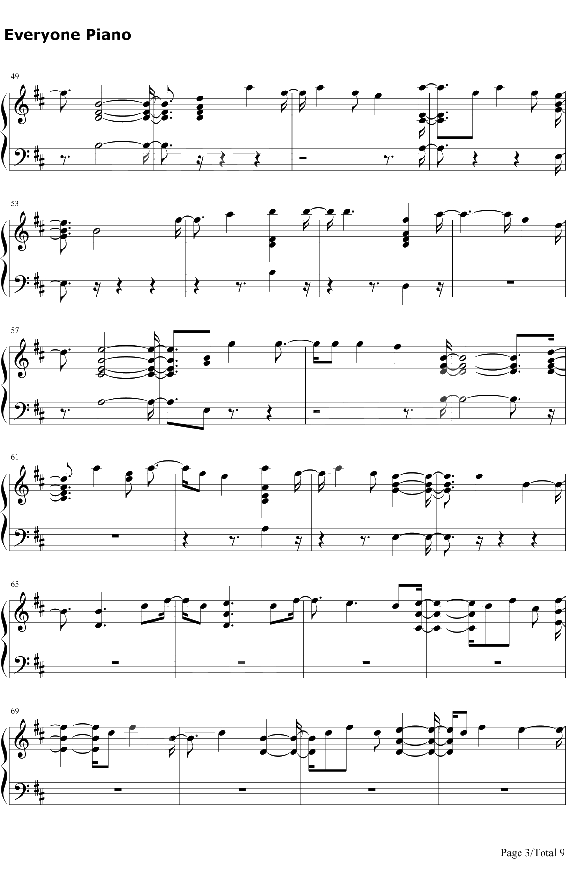 Fuego钢琴谱-Eleni Foureira3