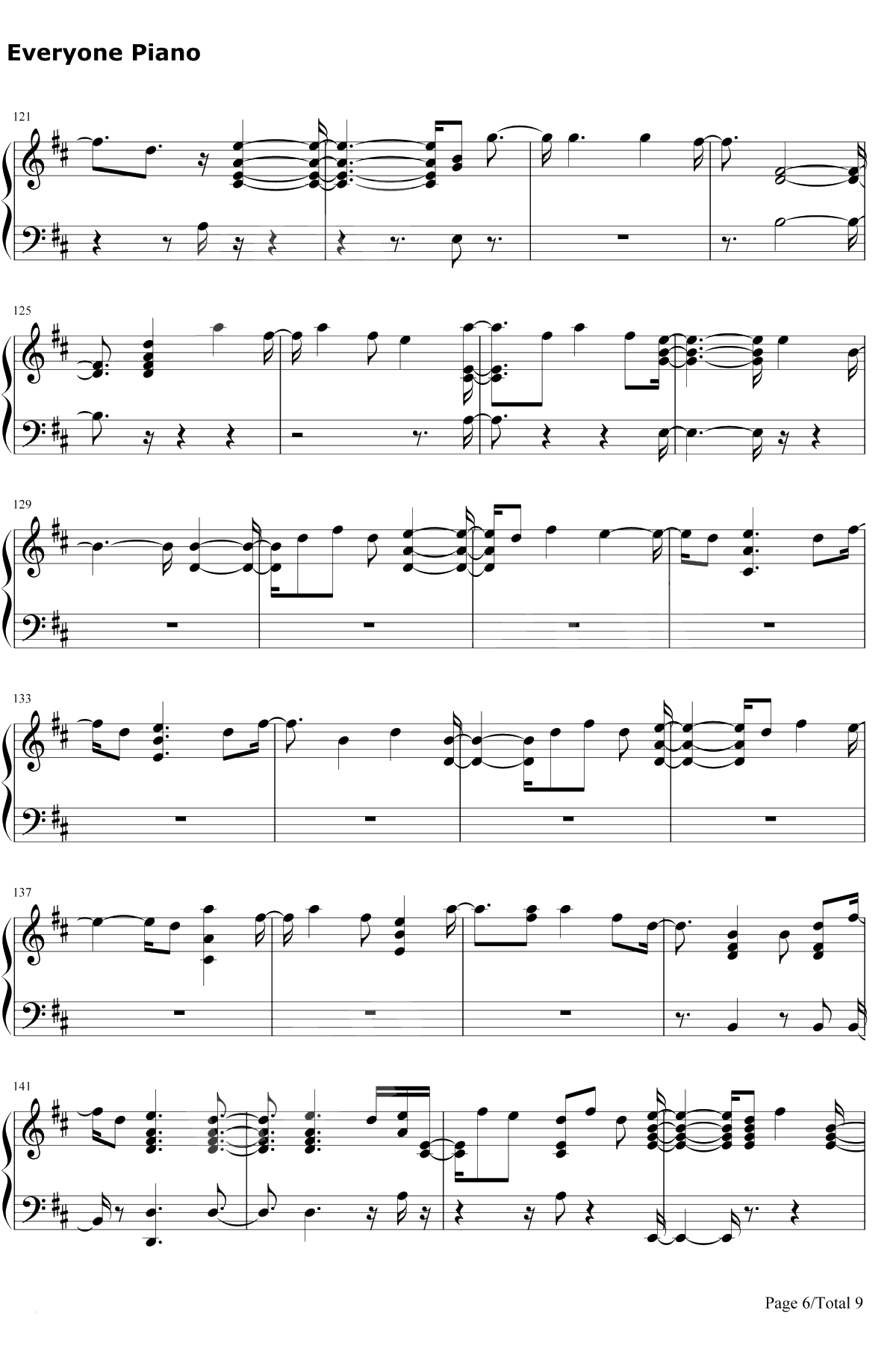 Fuego钢琴谱-Eleni Foureira6