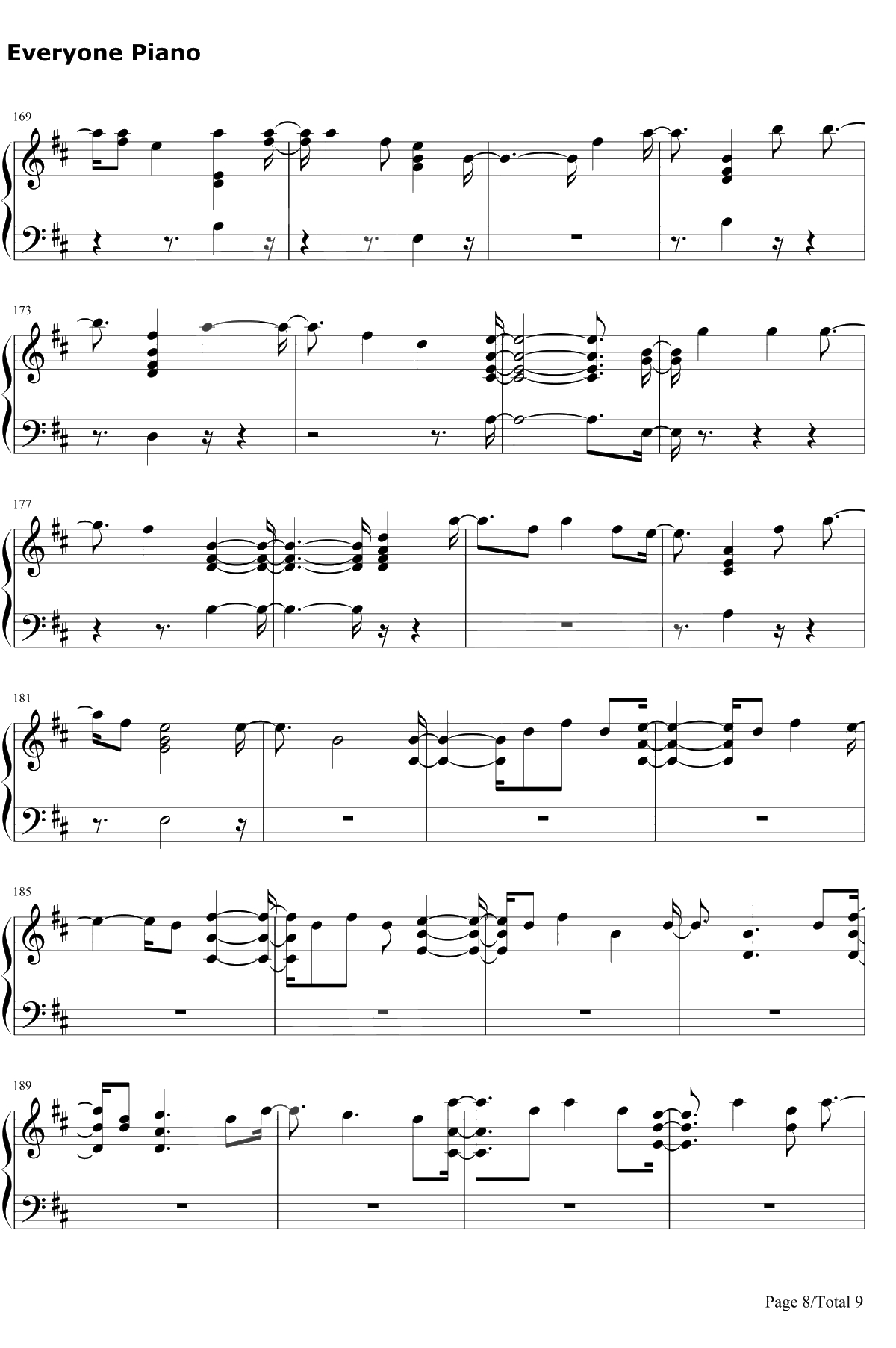 Fuego钢琴谱-Eleni Foureira8