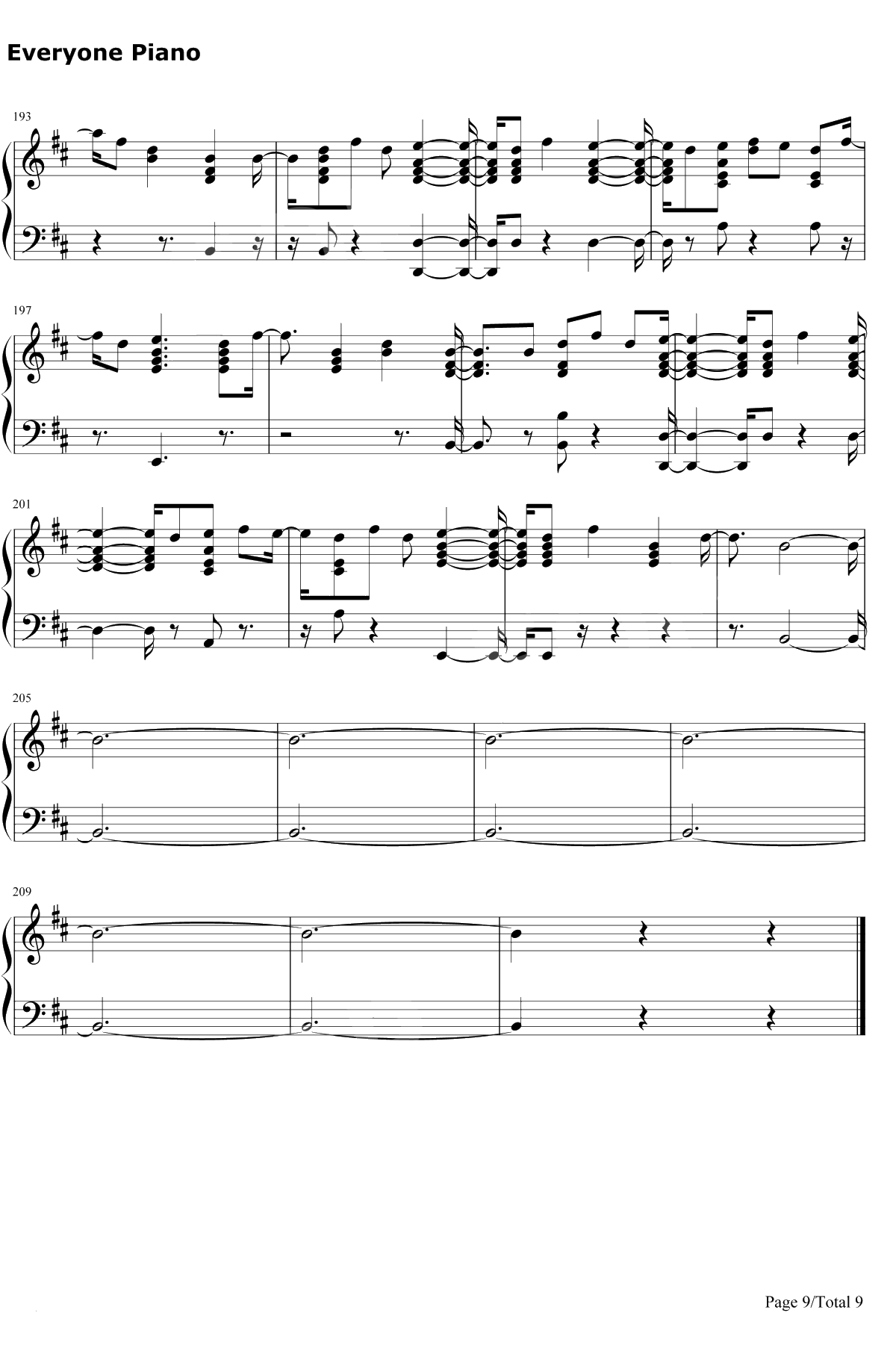 Fuego钢琴谱-Eleni Foureira9