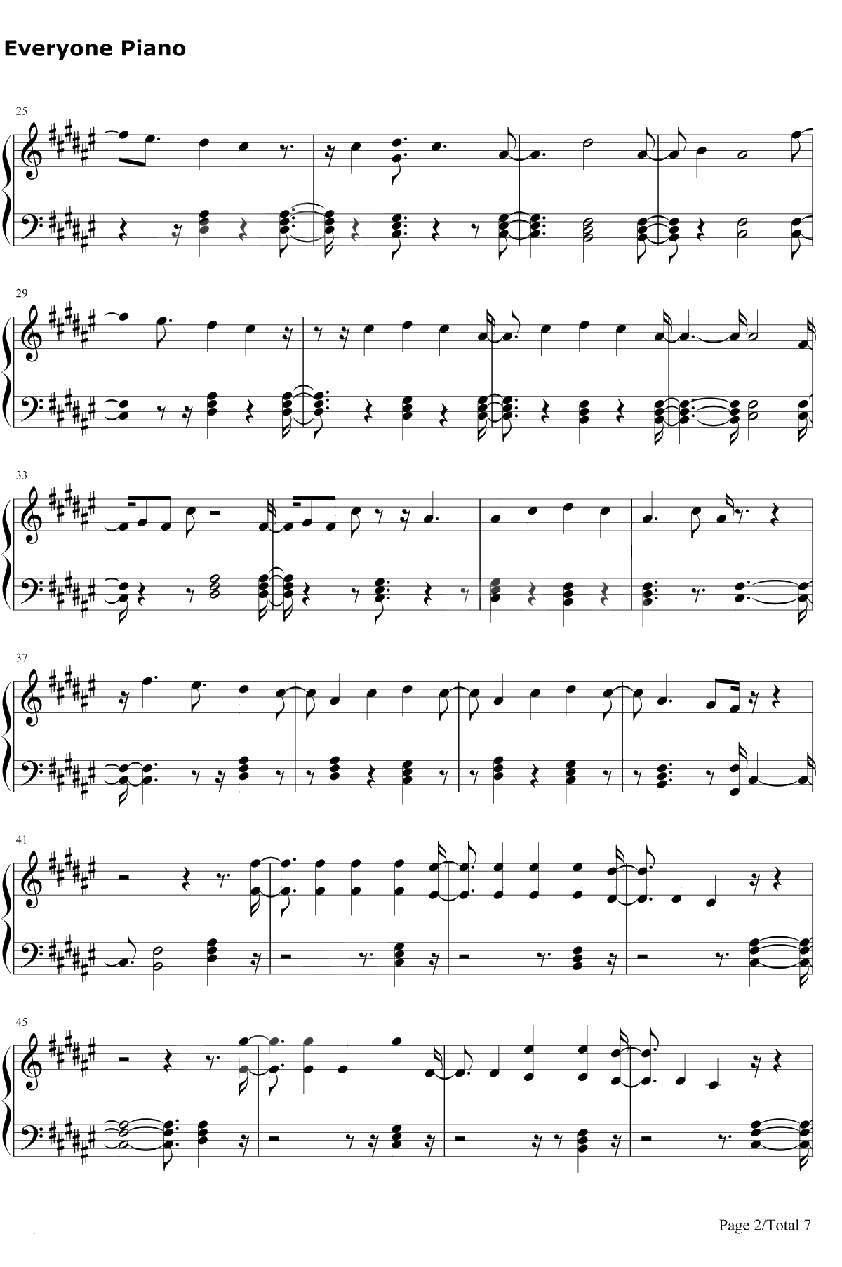 Reckless Love钢琴谱-Cory Asbury2