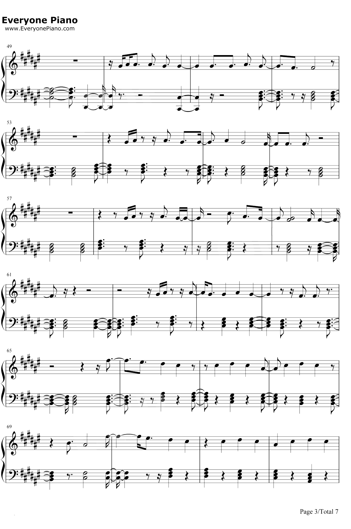 Reckless Love钢琴谱-Cory Asbury3