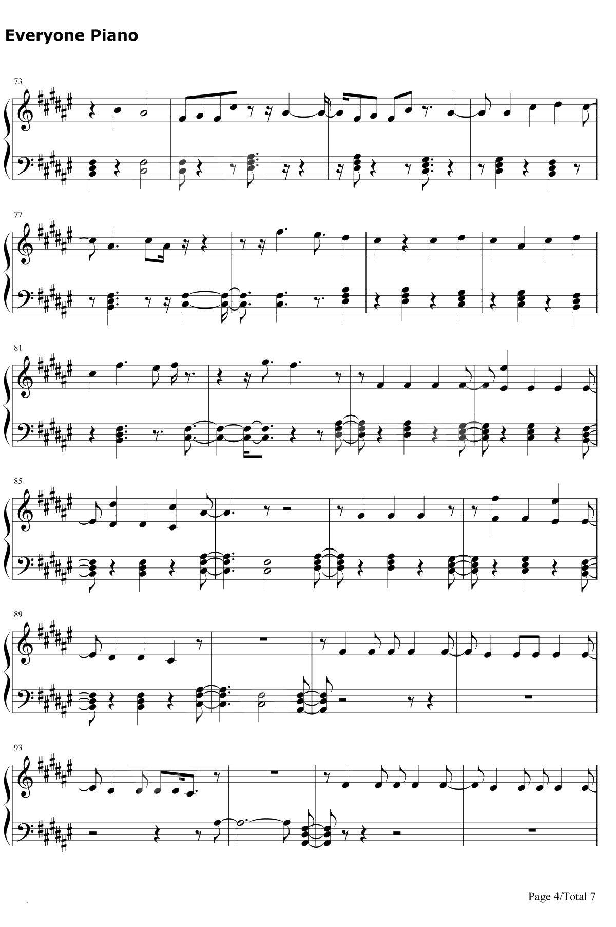 Reckless Love钢琴谱-Cory Asbury4