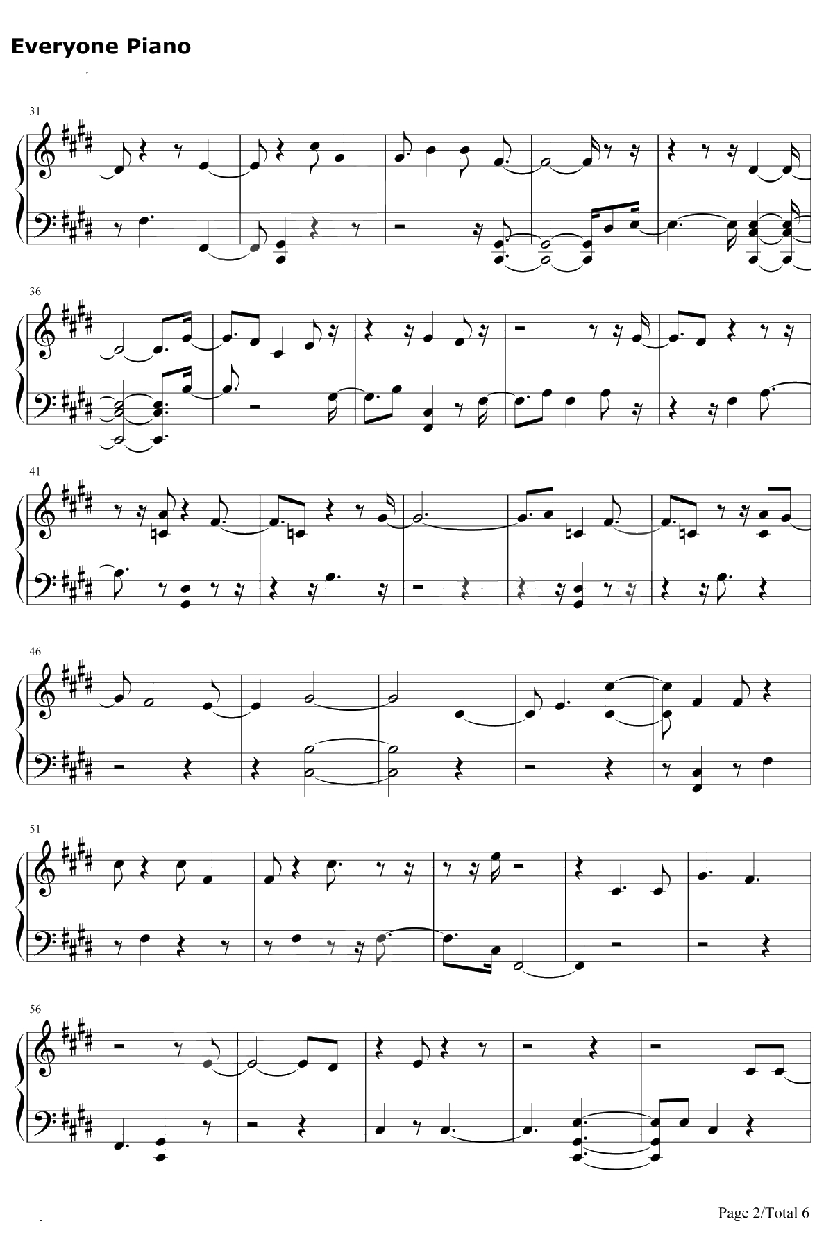 Intro Singularity钢琴谱-防弹少年团2