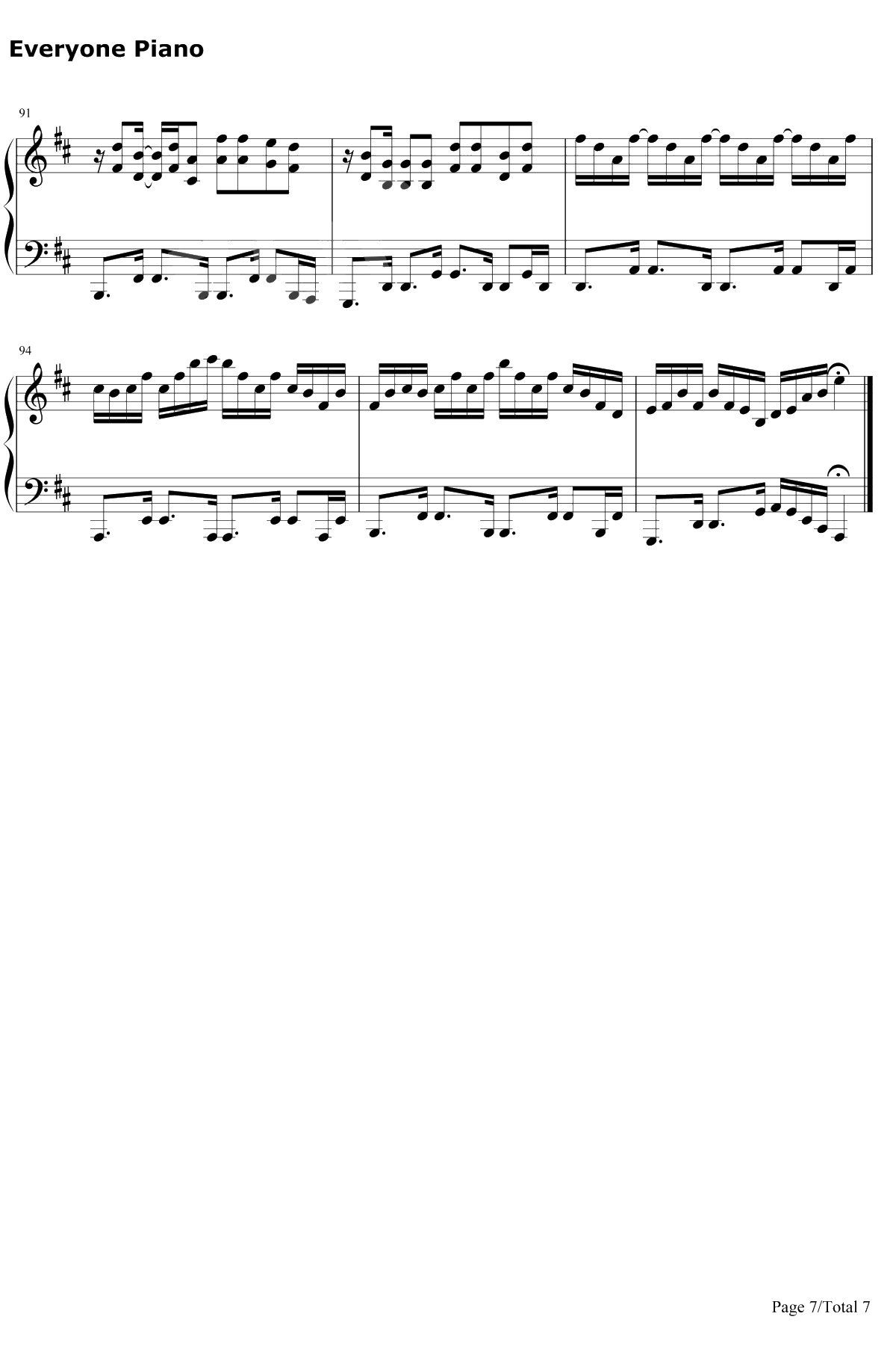 Waka Waka钢琴谱-Shakira7