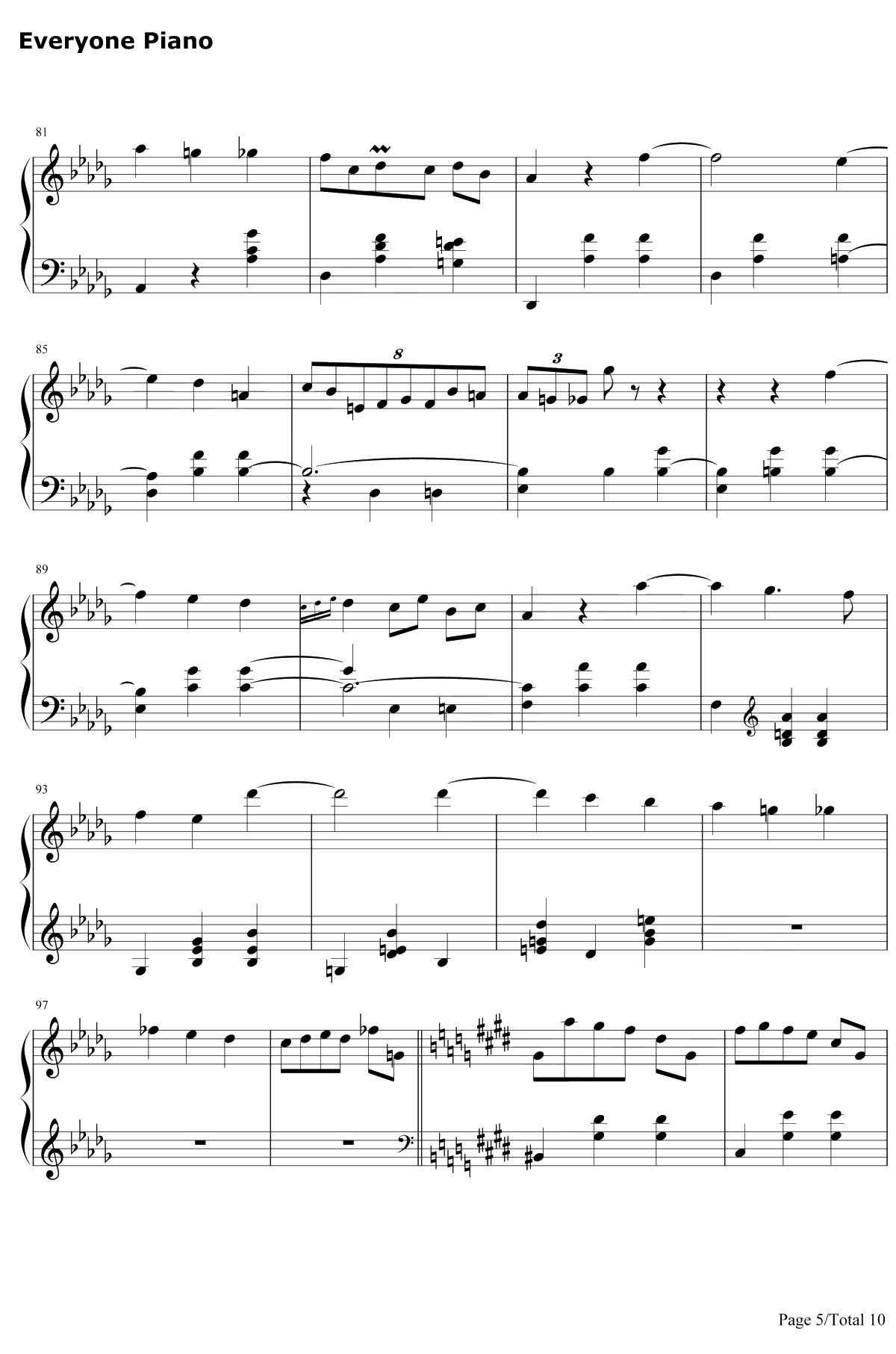 升C小调圆舞曲钢琴谱-肖邦5