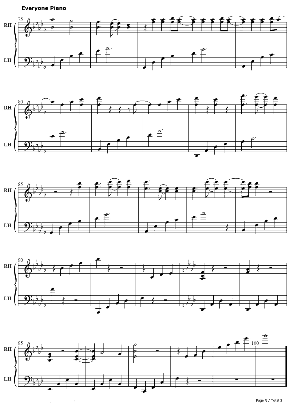 Re钢琴谱-KOTOKO-sublimity-神无月的巫女OP3