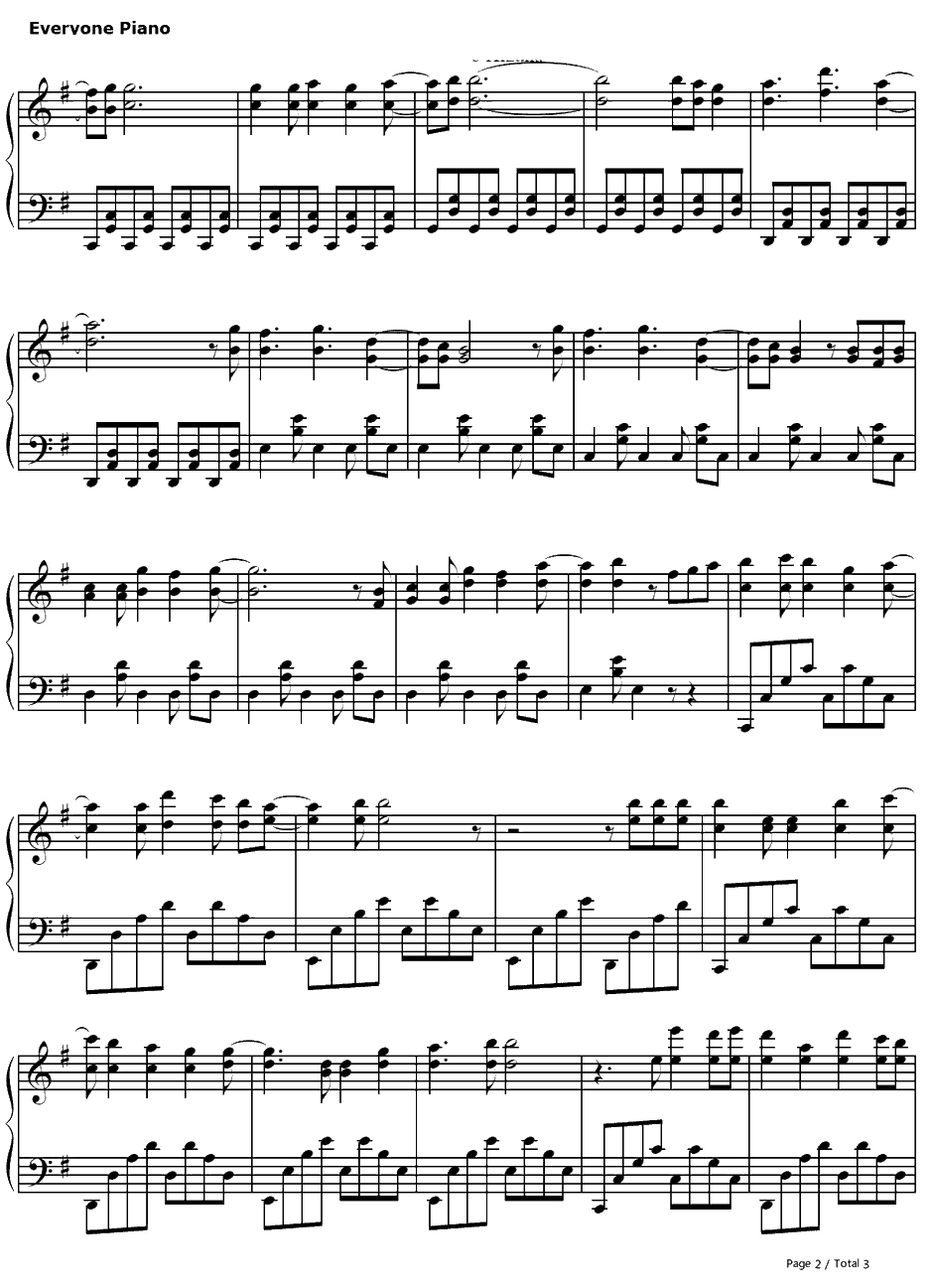 明日へのキズナ钢琴谱-HIMEKA-战场的女武神OP12