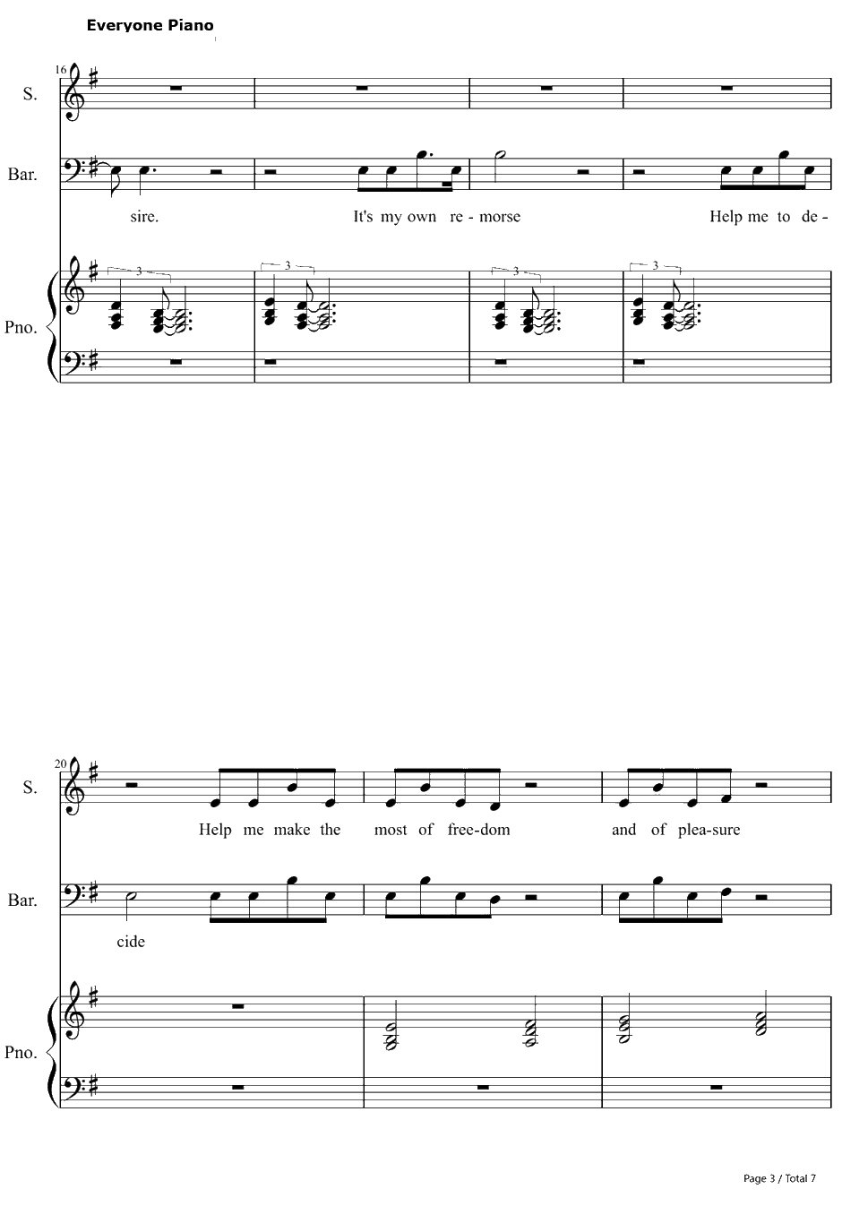 Every body Wants to Rulethe World钢琴谱-TearsforFears3