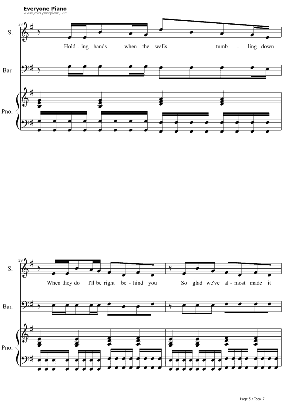 Every body Wants to Rulethe World钢琴谱-TearsforFears5