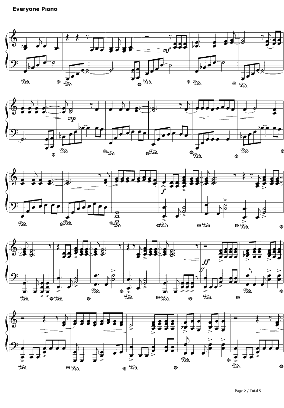 Ultraviolence钢琴谱-LanaDelRey2