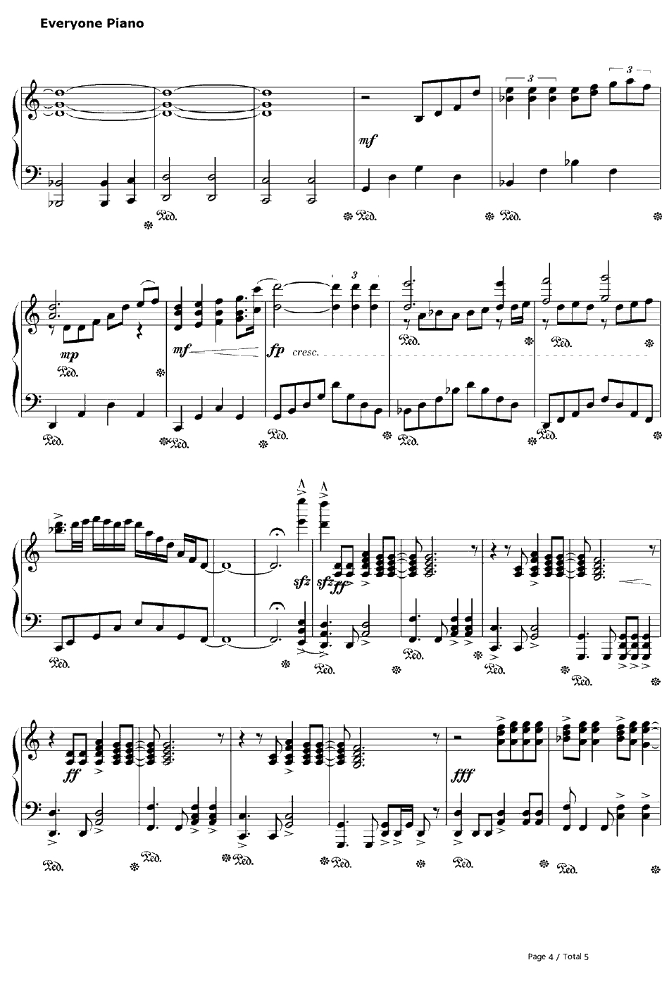 Ultraviolence钢琴谱-LanaDelRey4