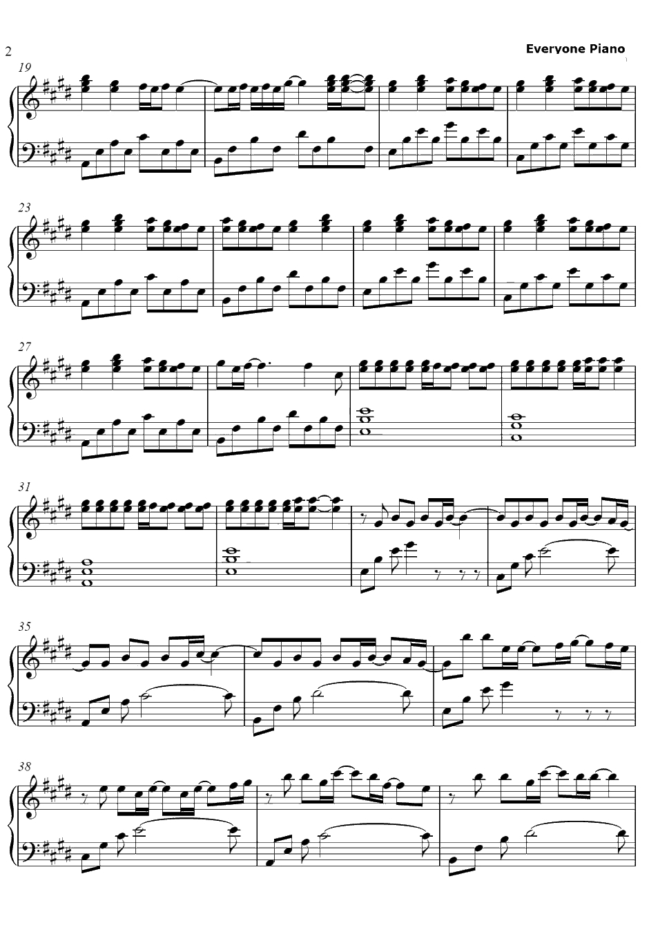 Who Says钢琴谱-SelenaGomez&theScene2