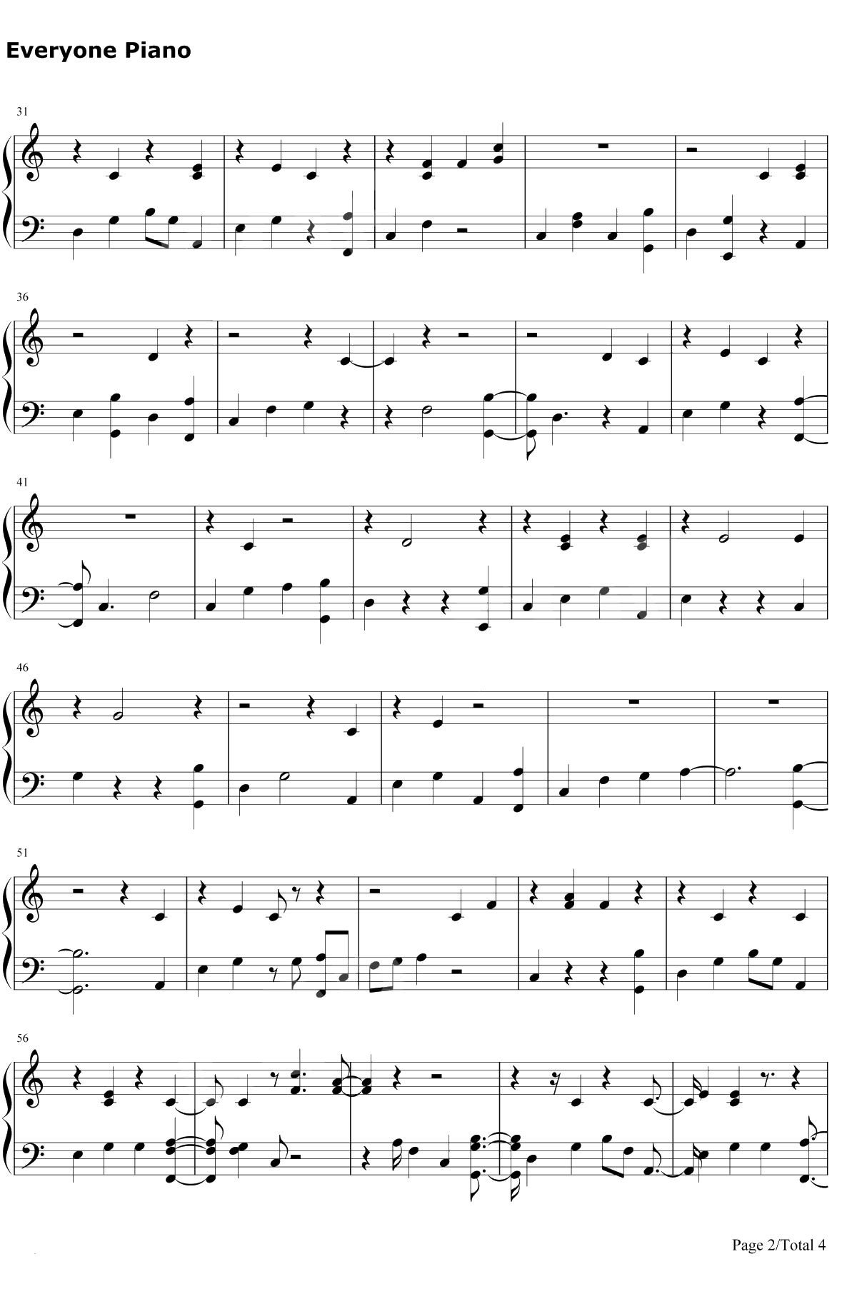 Wild Love钢琴谱-James Bay2