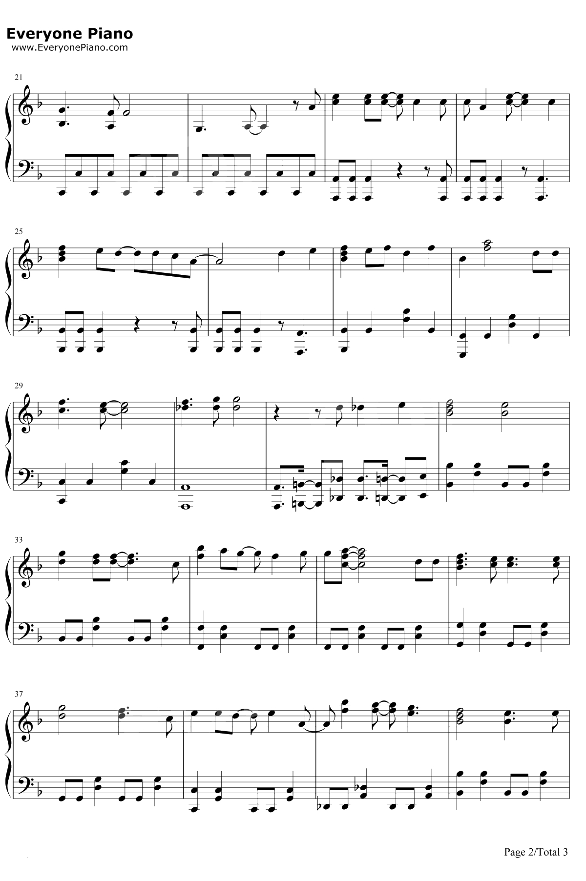 It's all in the game钢琴谱-Qyoto2