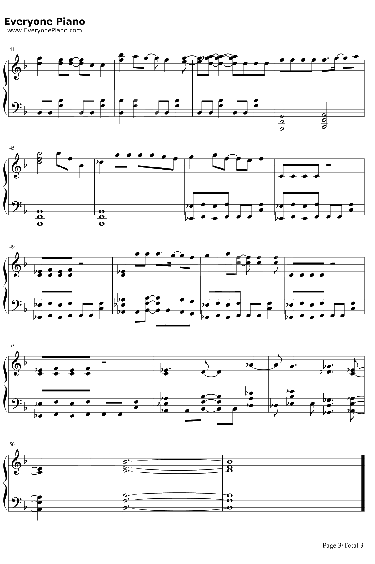 It's all in the game钢琴谱-Qyoto3