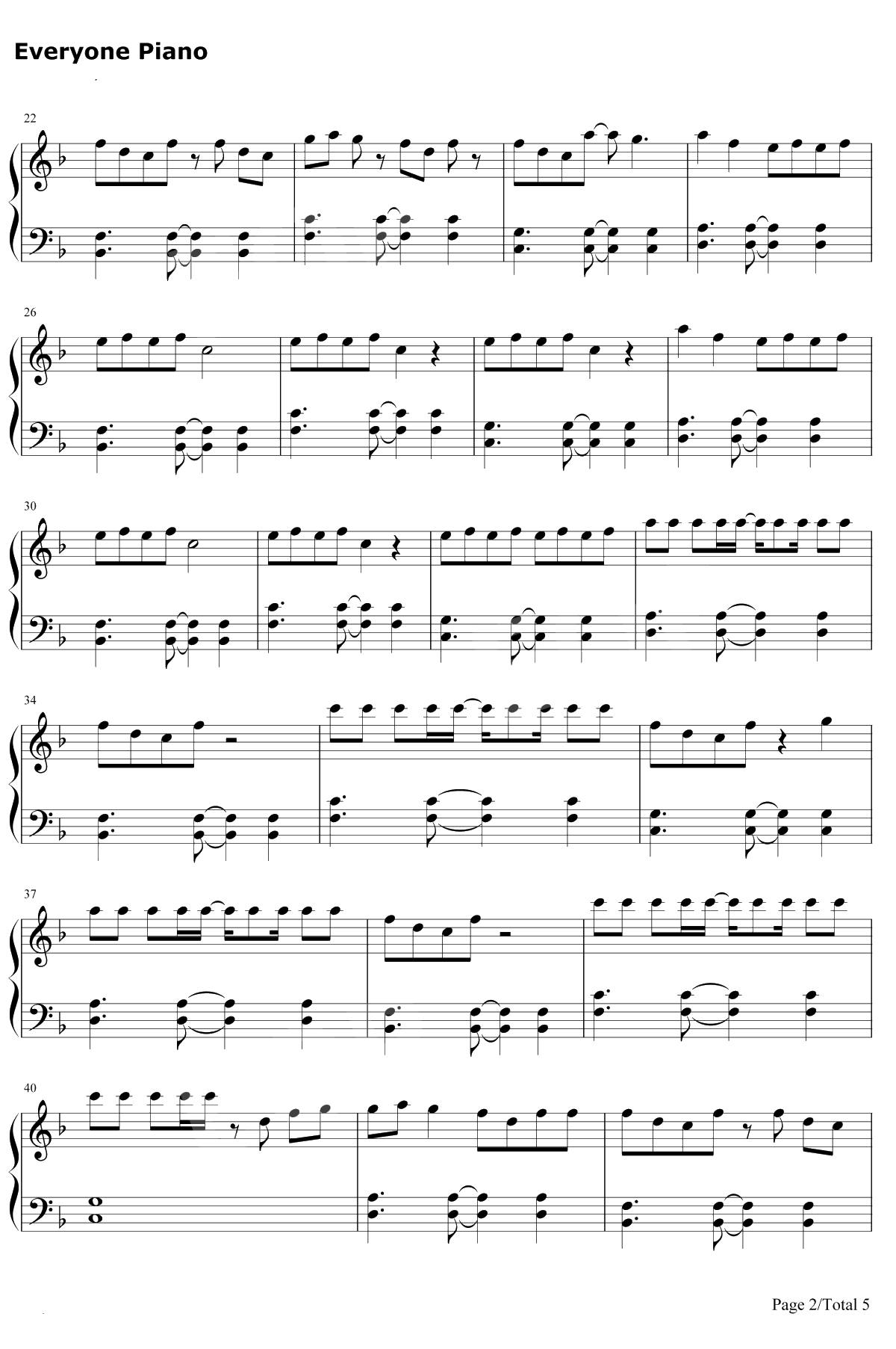 9277钢琴谱-深七2