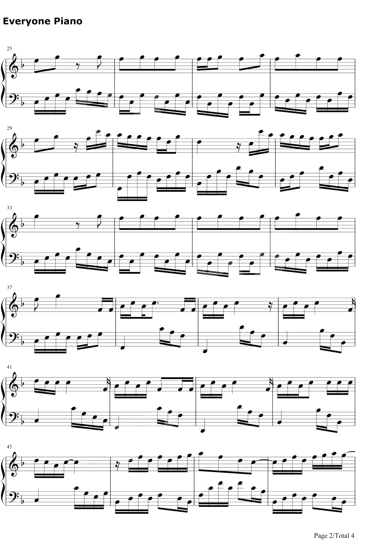 Can't Stop Love钢琴谱-Darin2