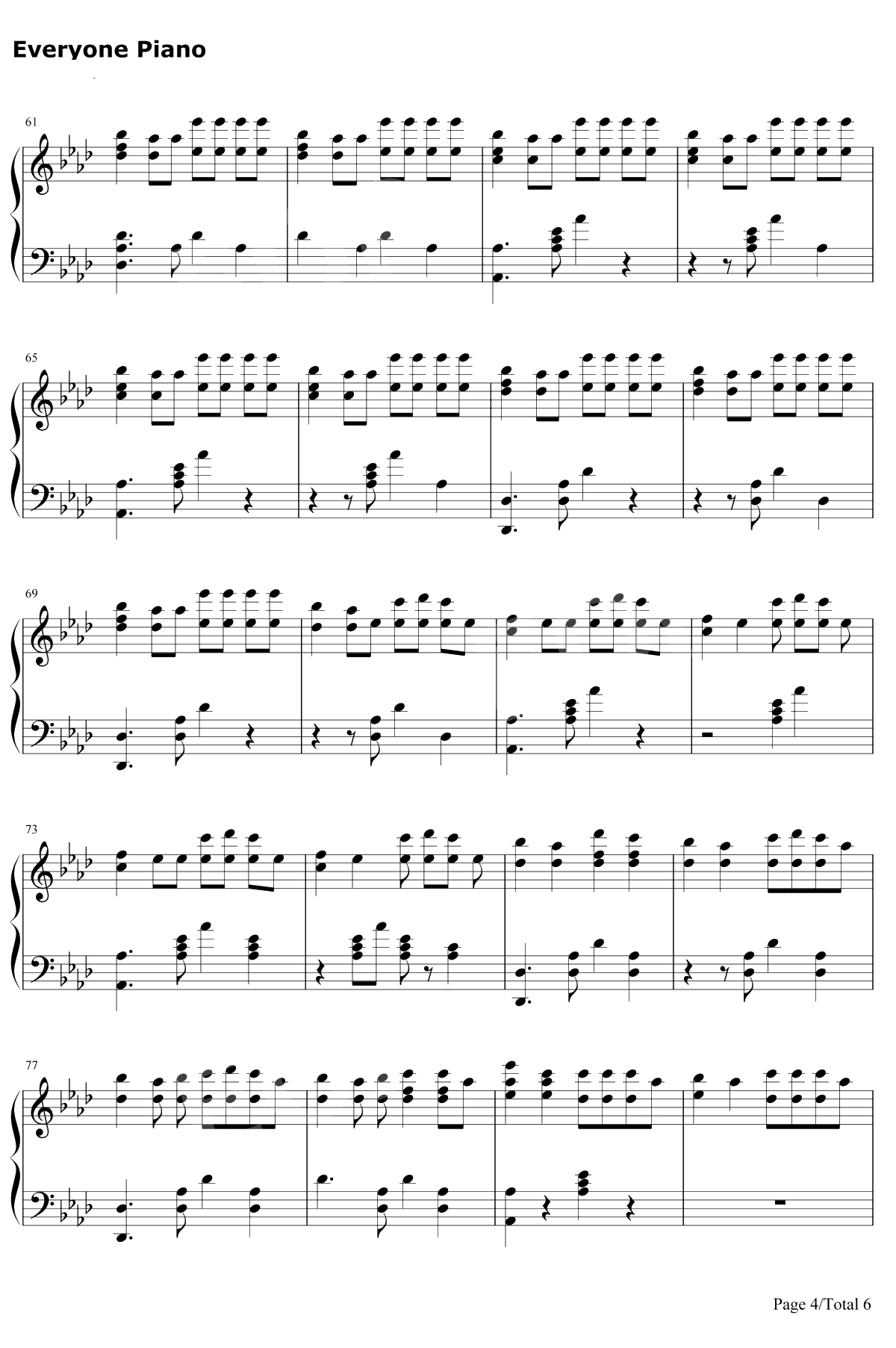 Psycho钢琴谱-Post Malone / Ty Dolla Sign4