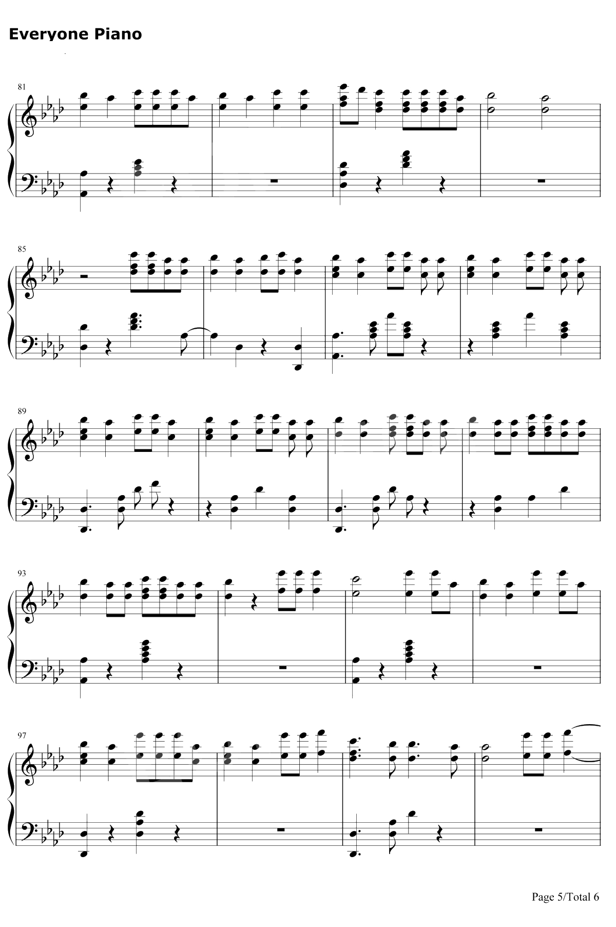 Psycho钢琴谱-Post Malone / Ty Dolla Sign5