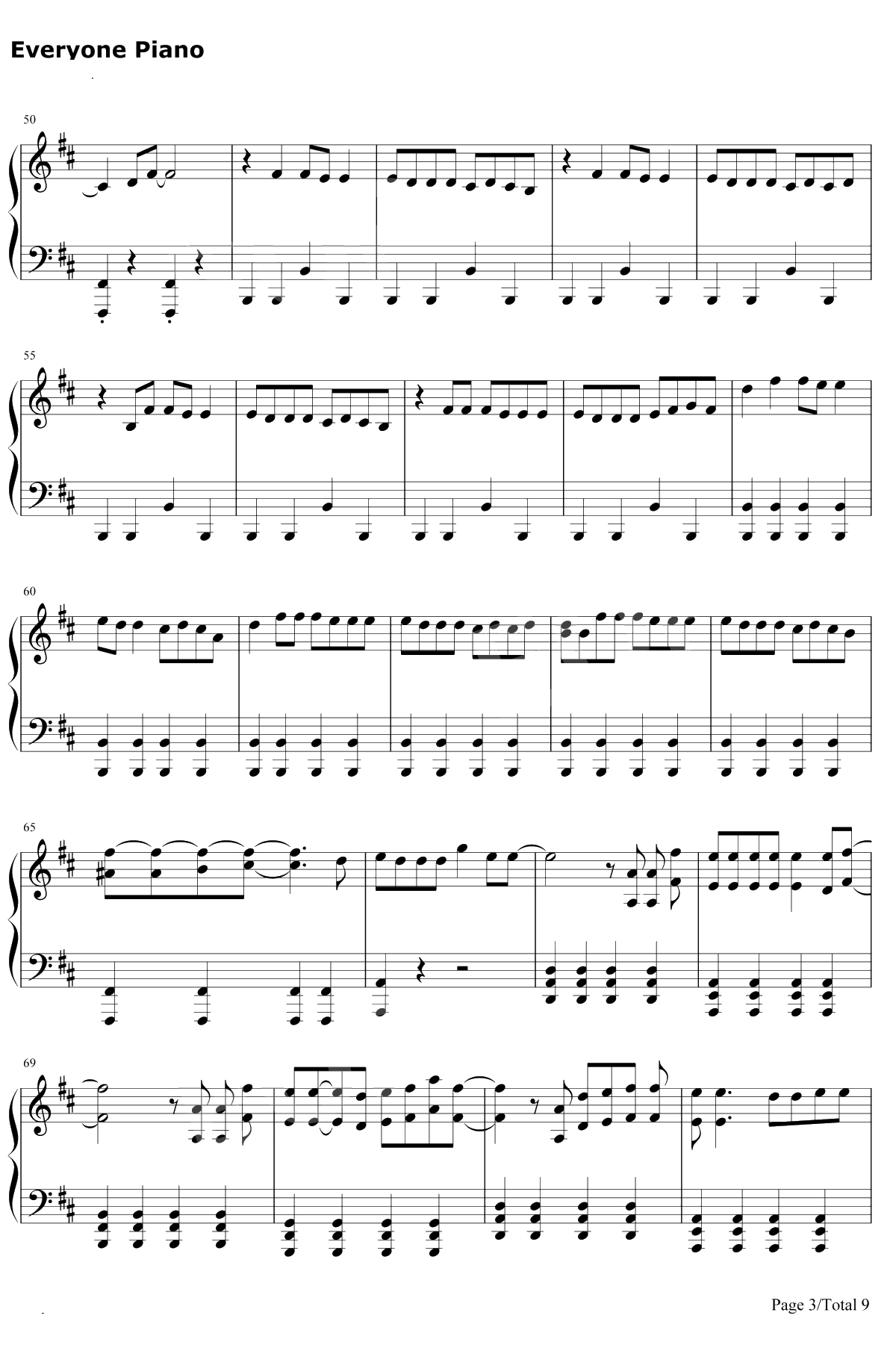 The Greatest Show钢琴谱-Pasek and Paul3