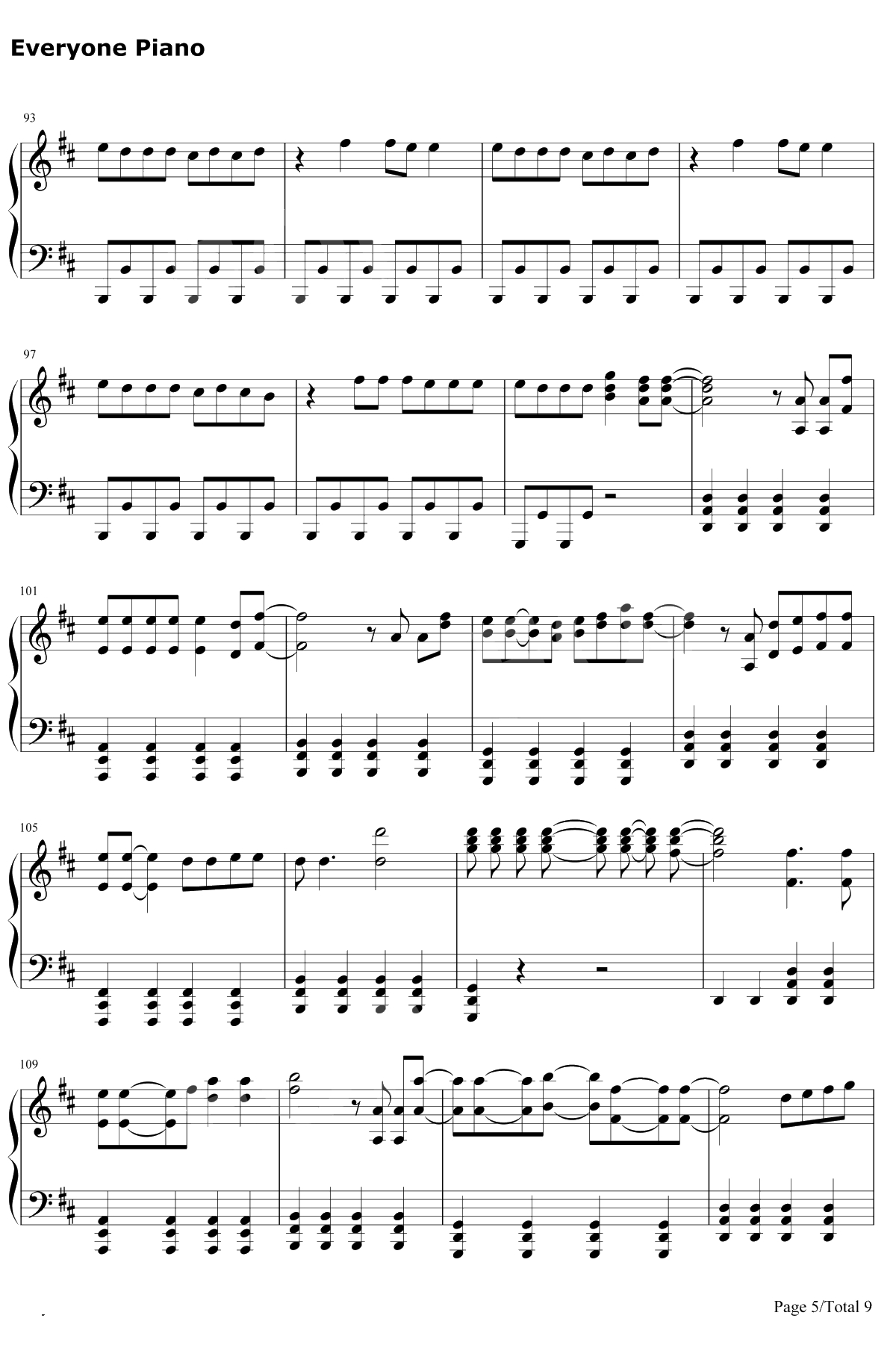 The Greatest Show钢琴谱-Pasek and Paul5