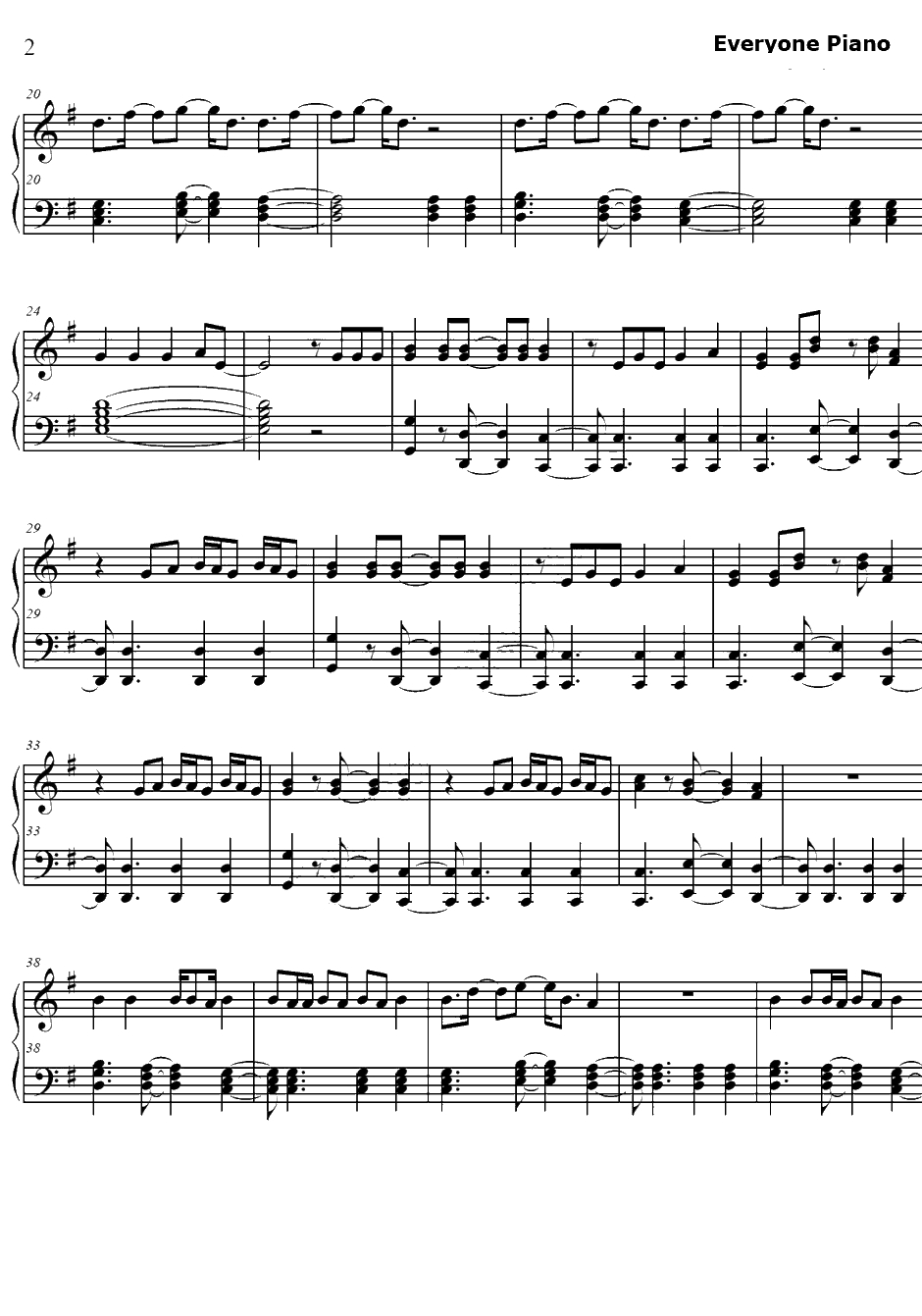 Raise Your Glass钢琴谱-Pink2