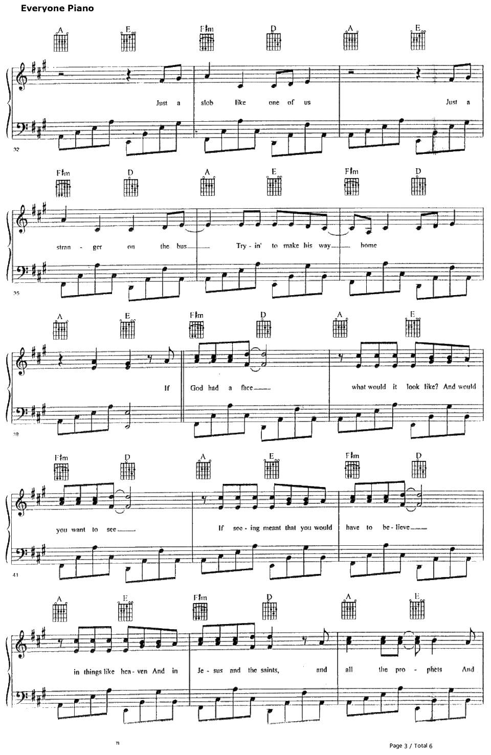 One of Us钢琴谱-JoanOsborne3